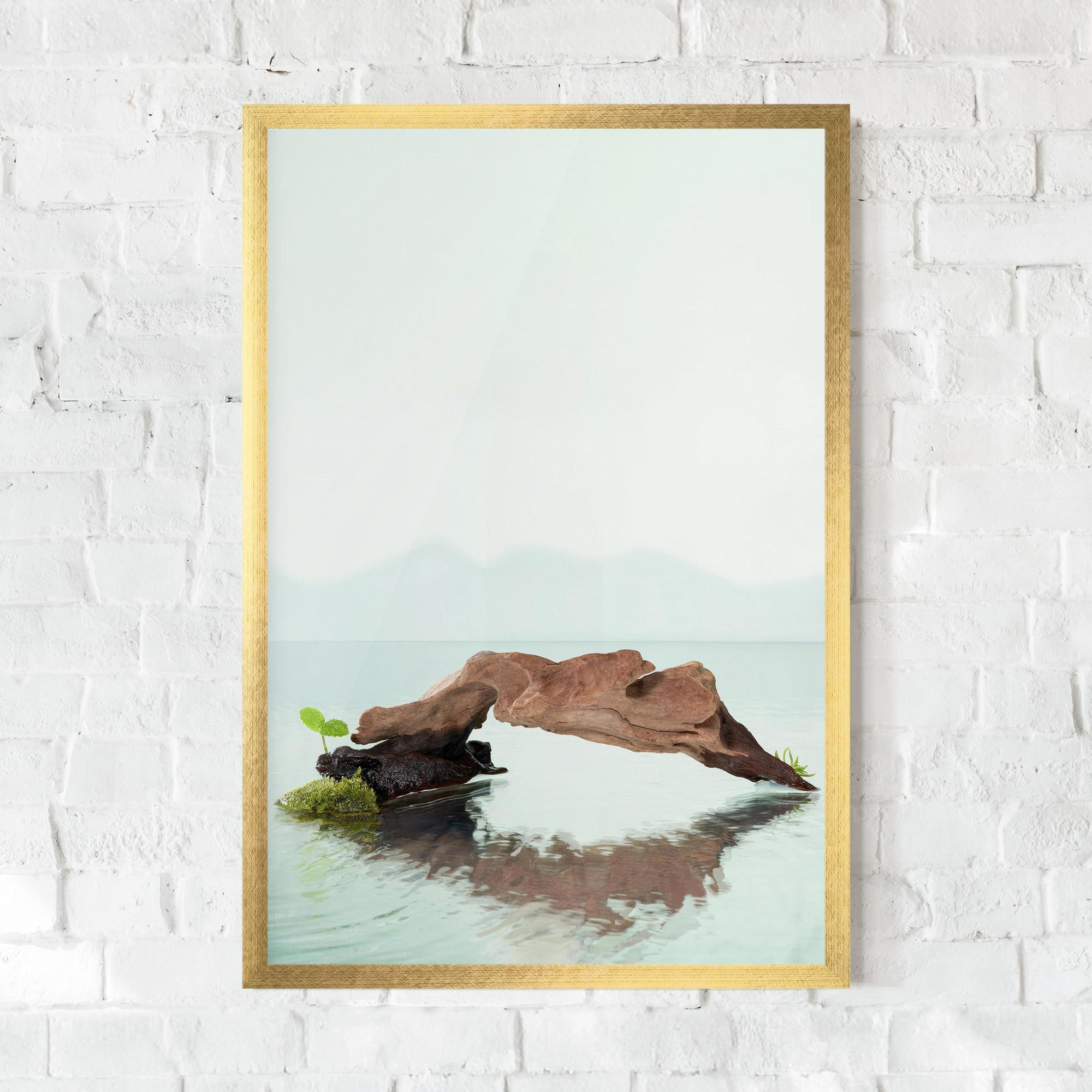 Gerahmte Poster Water Rock View mockup 0