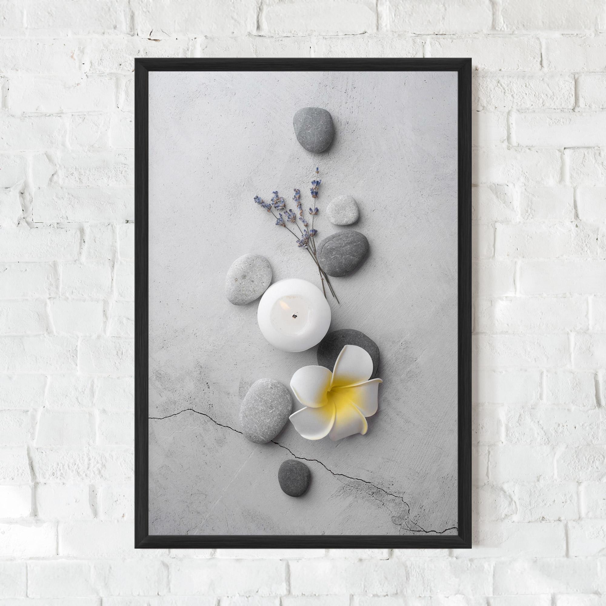 Gerahmte Poster Feng Shui Stones mockup 0