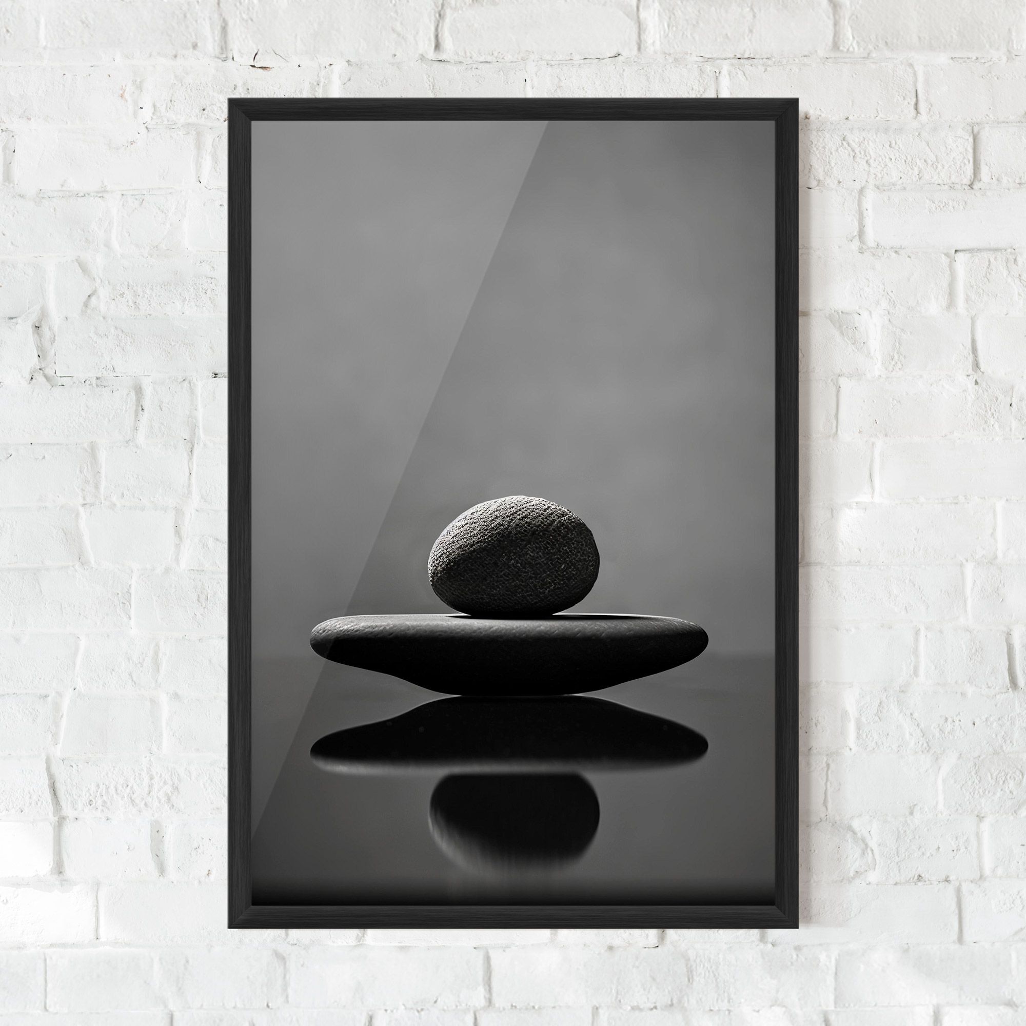 Minimalistic Zen Stone mockup 0