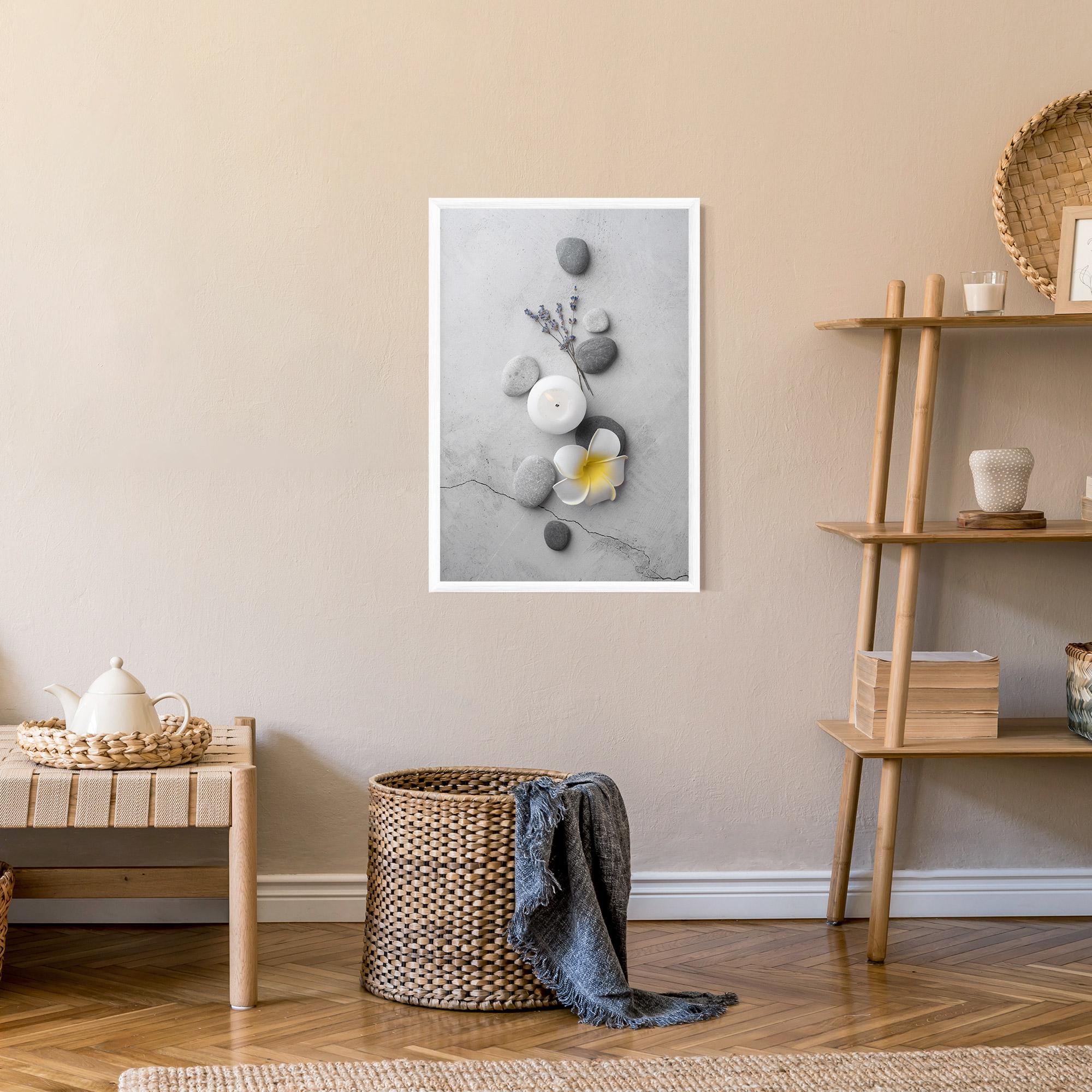 Gerahmte Poster Feng Shui Stones mockup 9