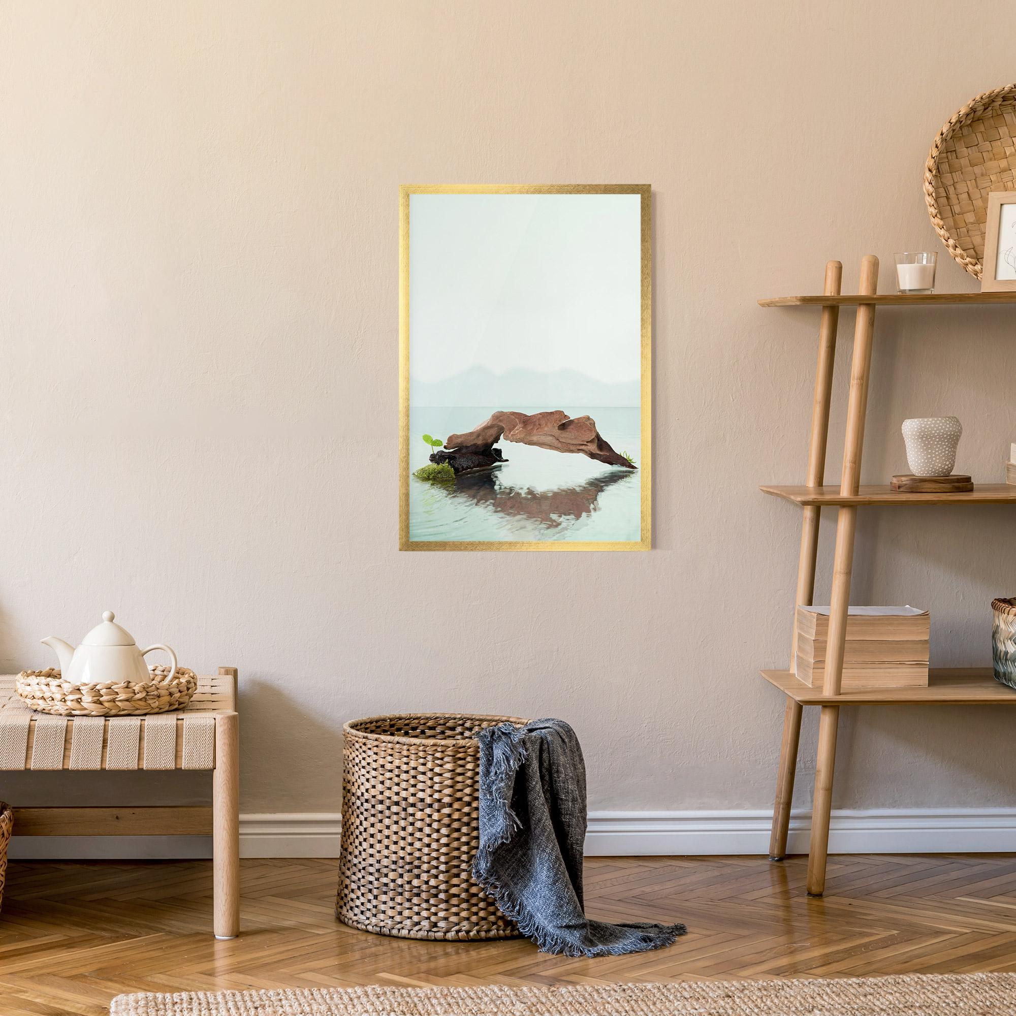 Gerahmte Poster Water Rock View mockup 9