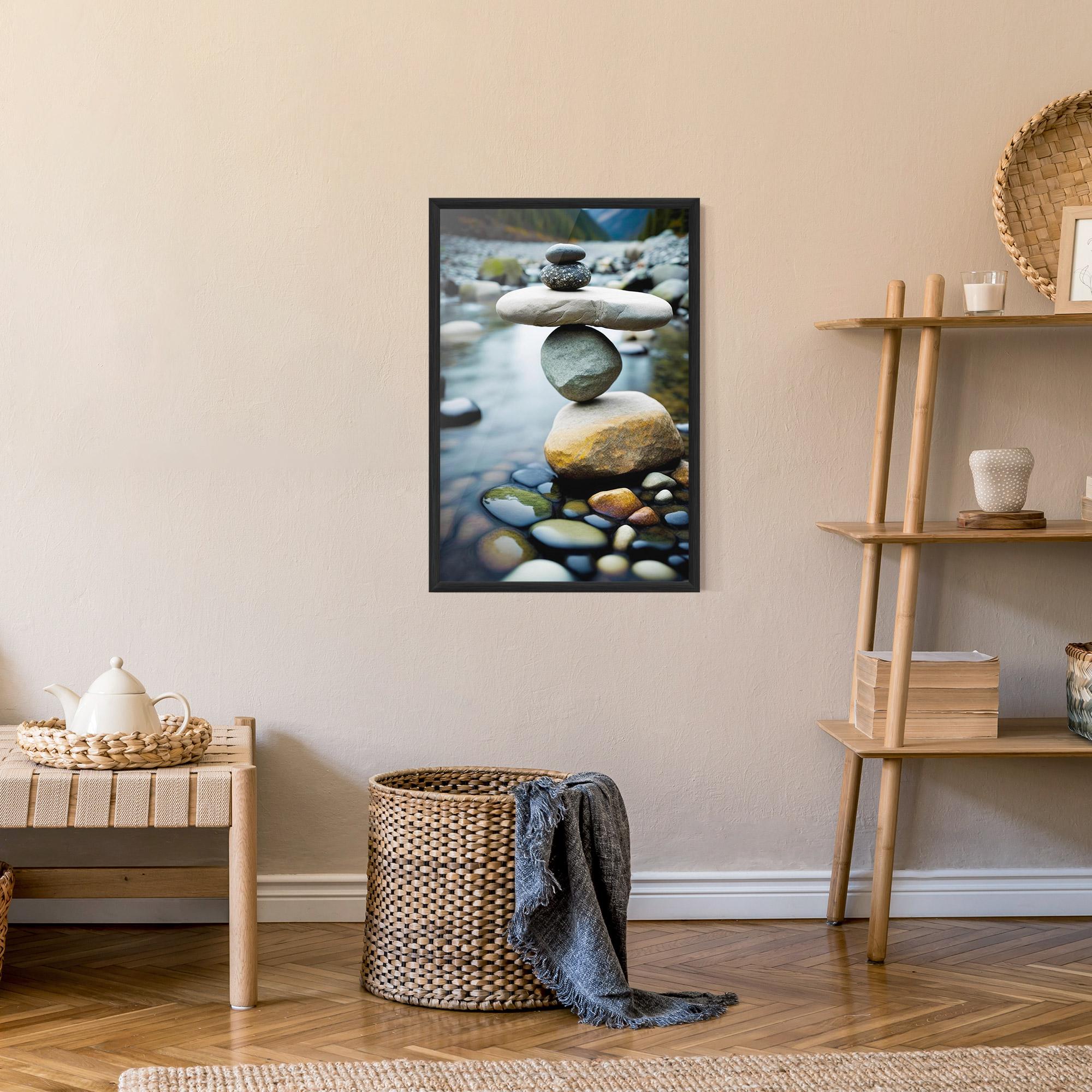 Gerahmte Poster Balanced Rocks mockup 9
