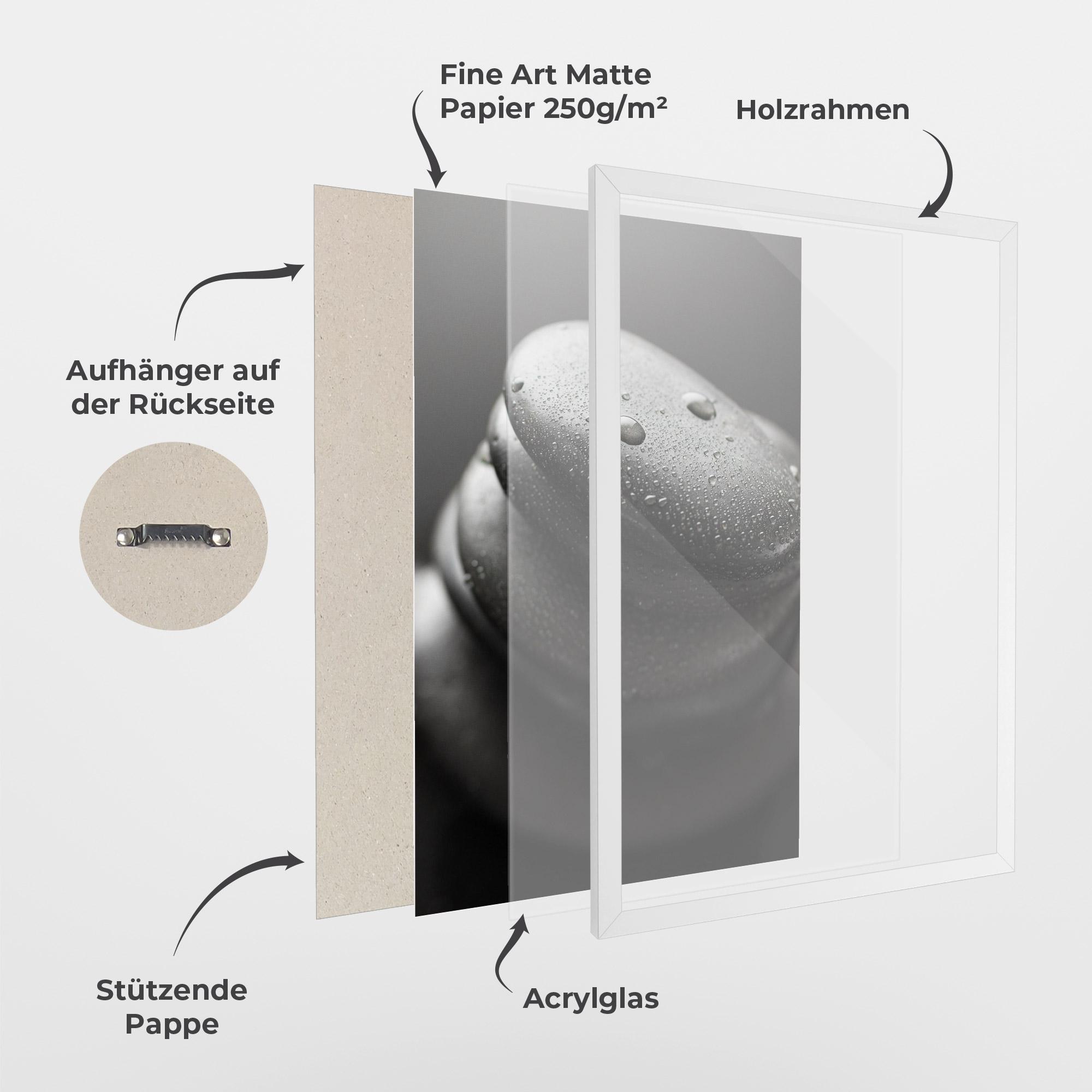 Gerahmte Poster Beautiful Stones mockup 1