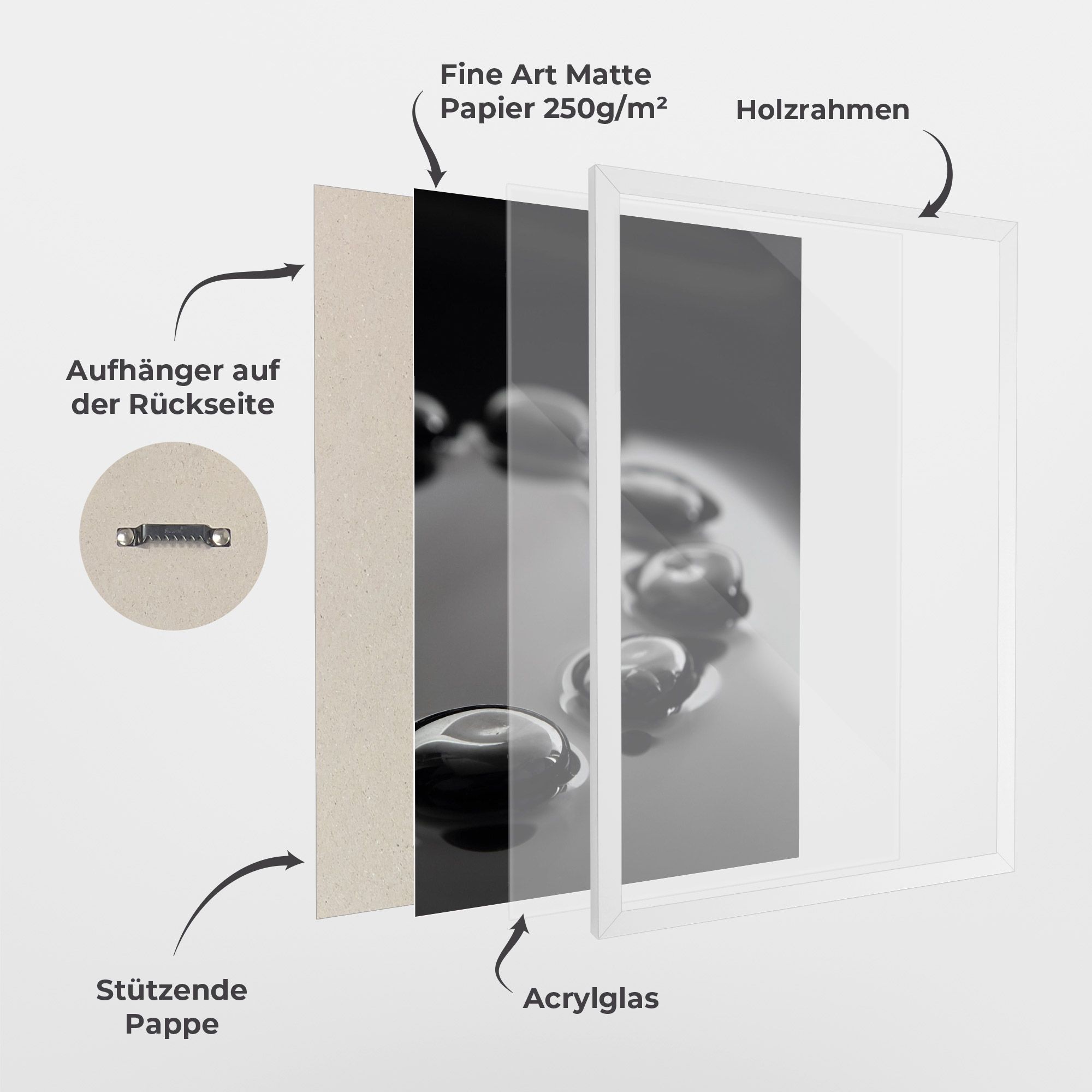 Black Small Stones mockup 1