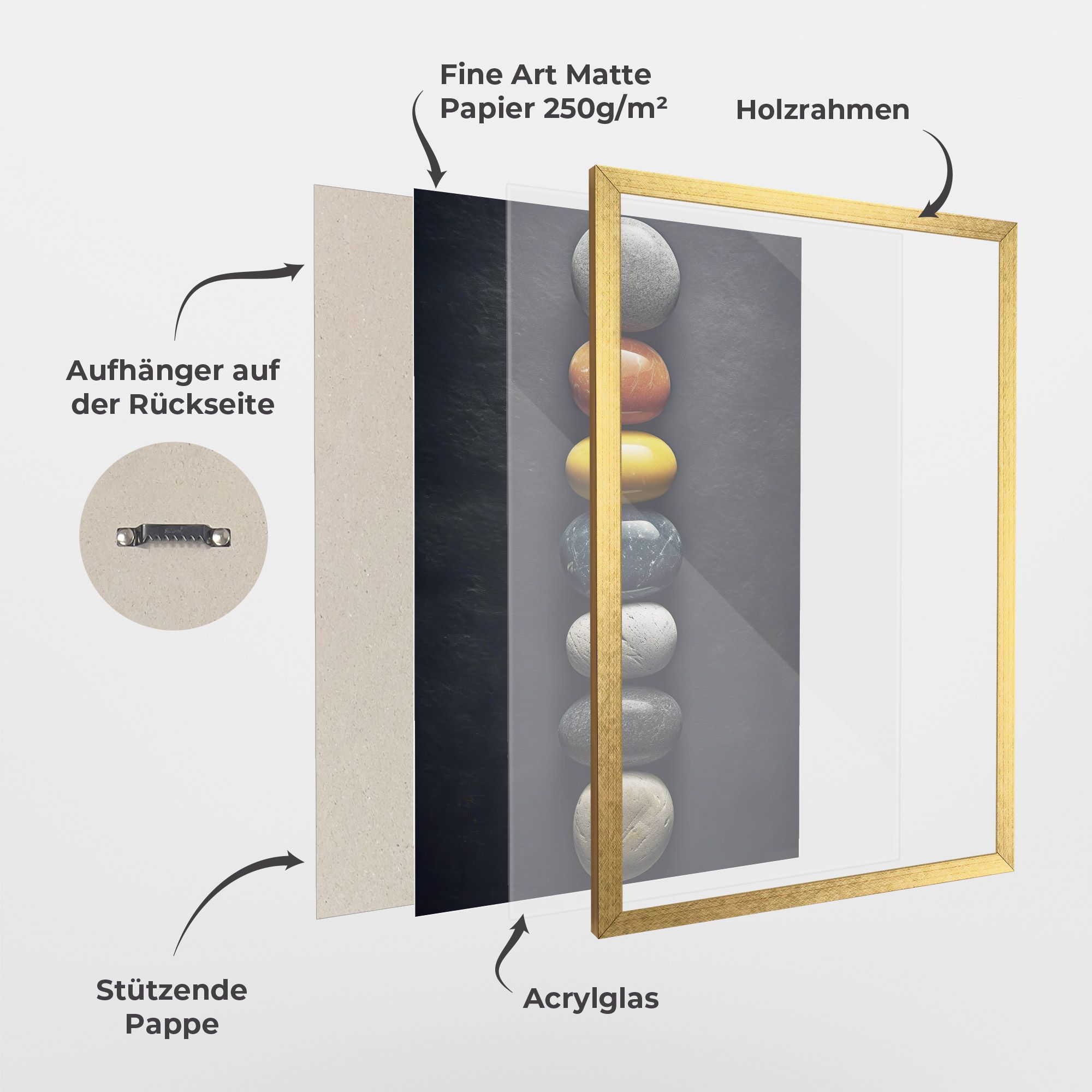 Zen Colorful Stones mockup 1