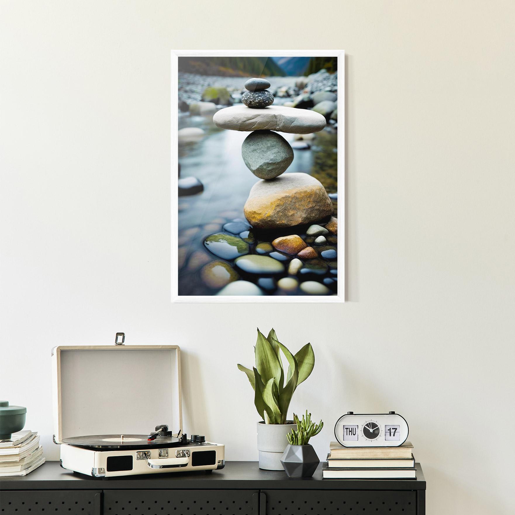 Gerahmte Poster Balanced Rocks mockup 2