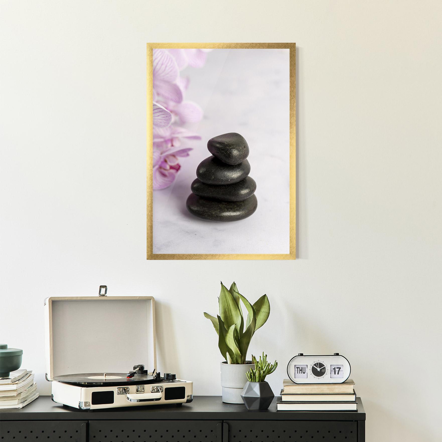 Gerahmte Poster Small Stones mockup 2