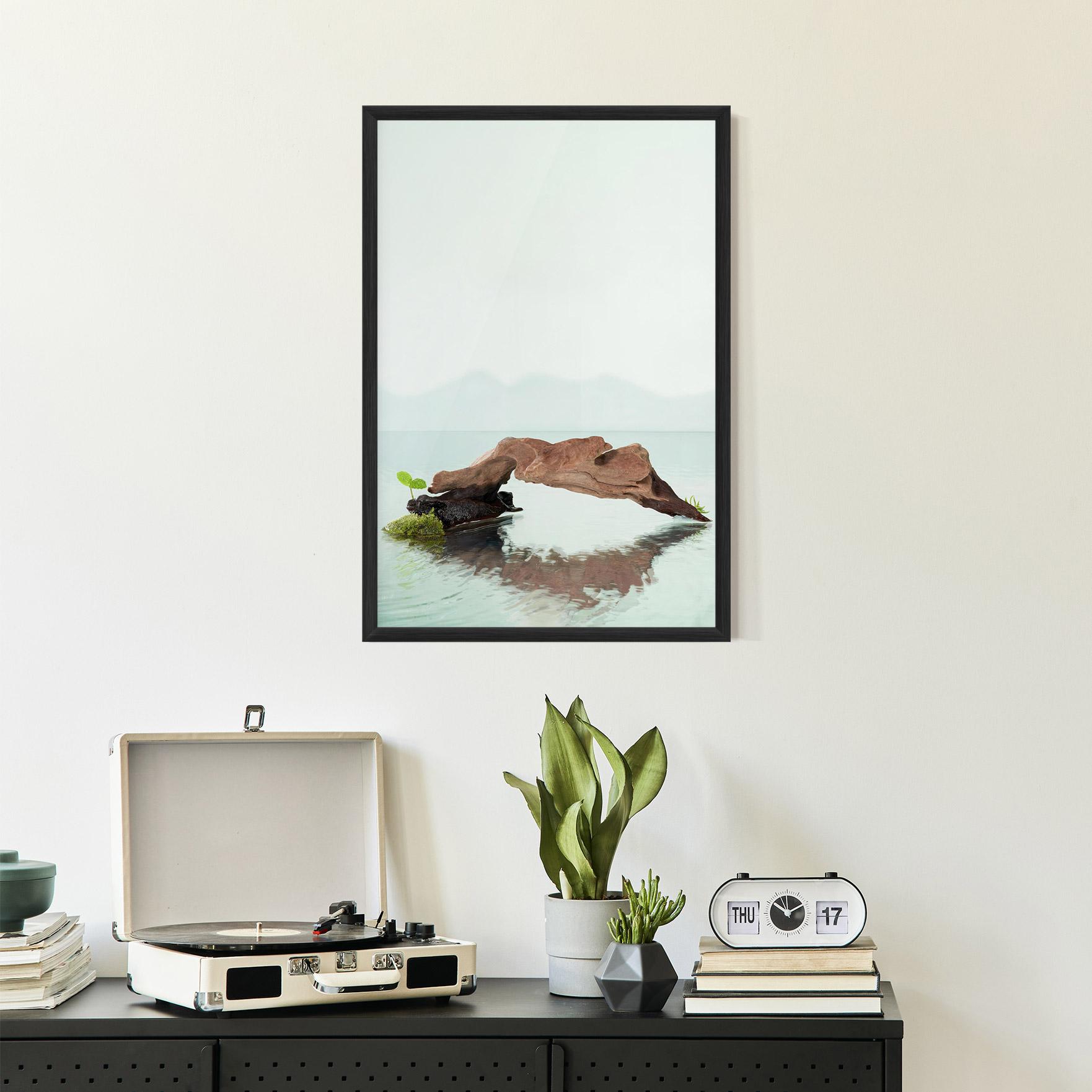 Gerahmte Poster Water Rock View mockup 2