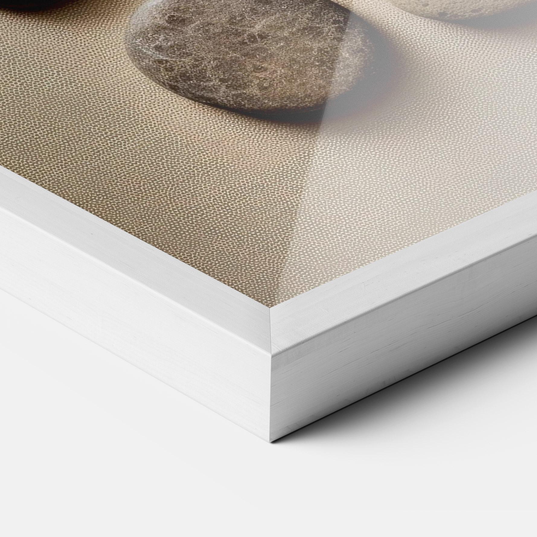 Gerahmte Poster Massage Stones Sand mockup 3