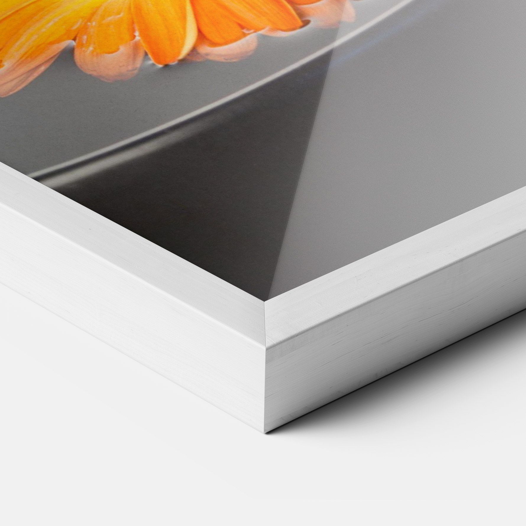 Stone Orange Flower mockup 3