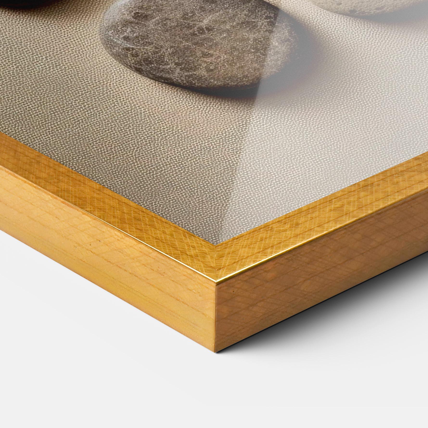 Gerahmte Poster Massage Stones Sand mockup 3