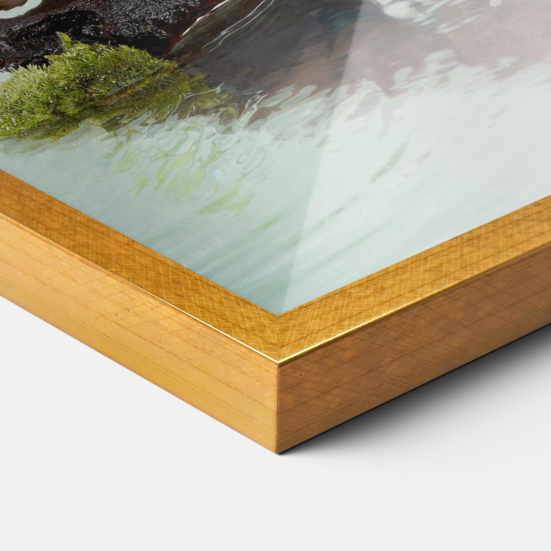 Gerahmte Poster Water Rock View mockup 3