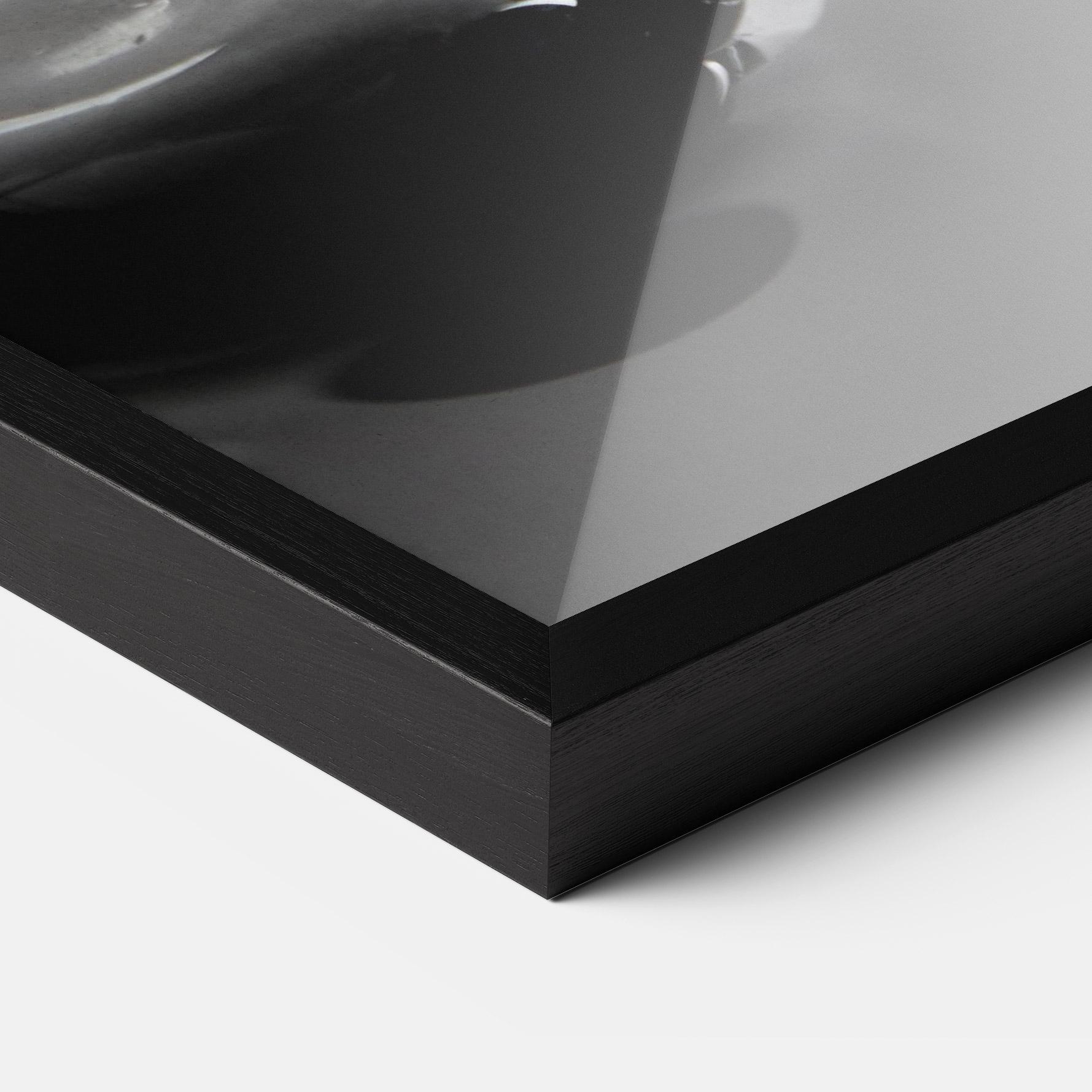 Gerahmte Poster Black Small Stones mockup 3