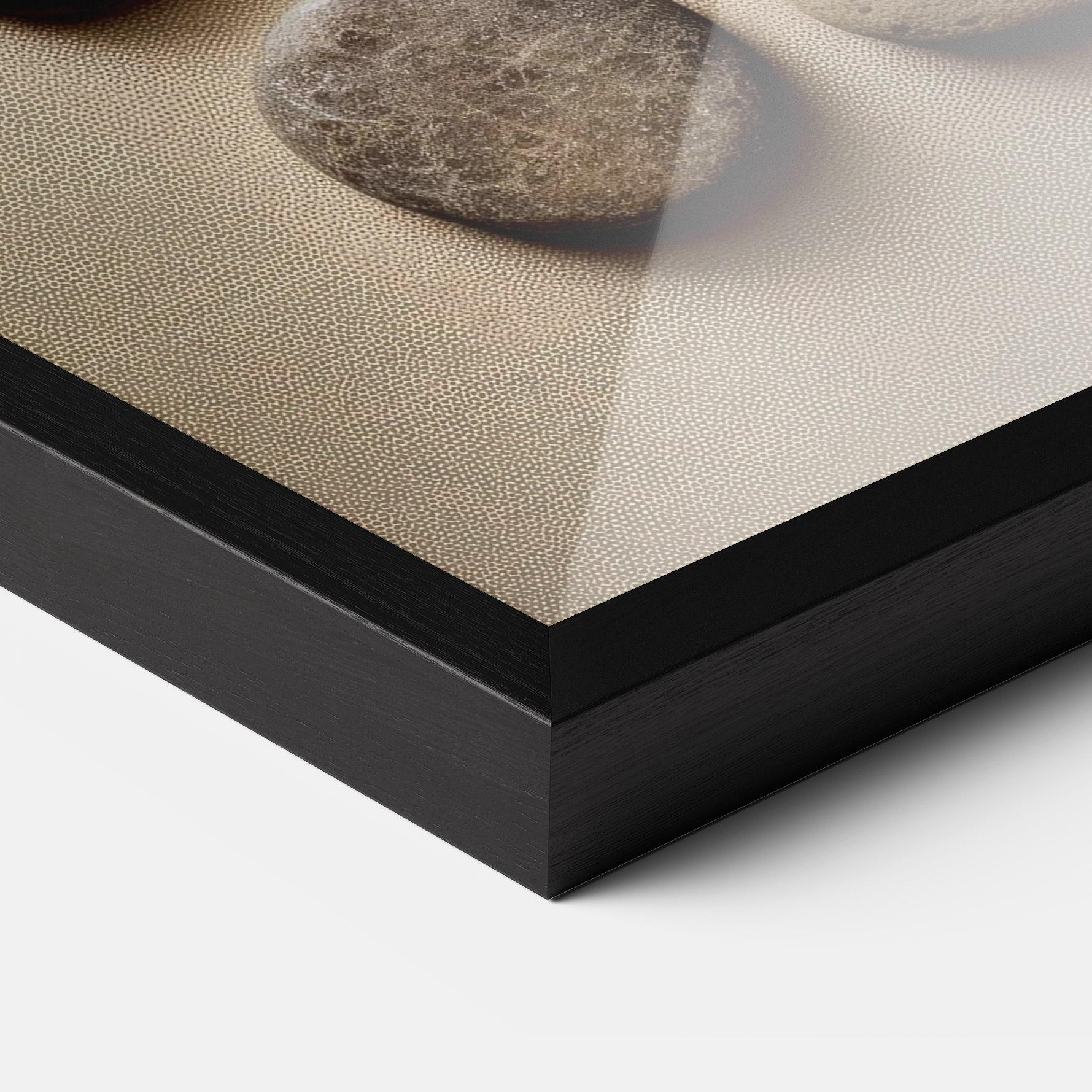 Gerahmte Poster Massage Stones Sand mockup 3