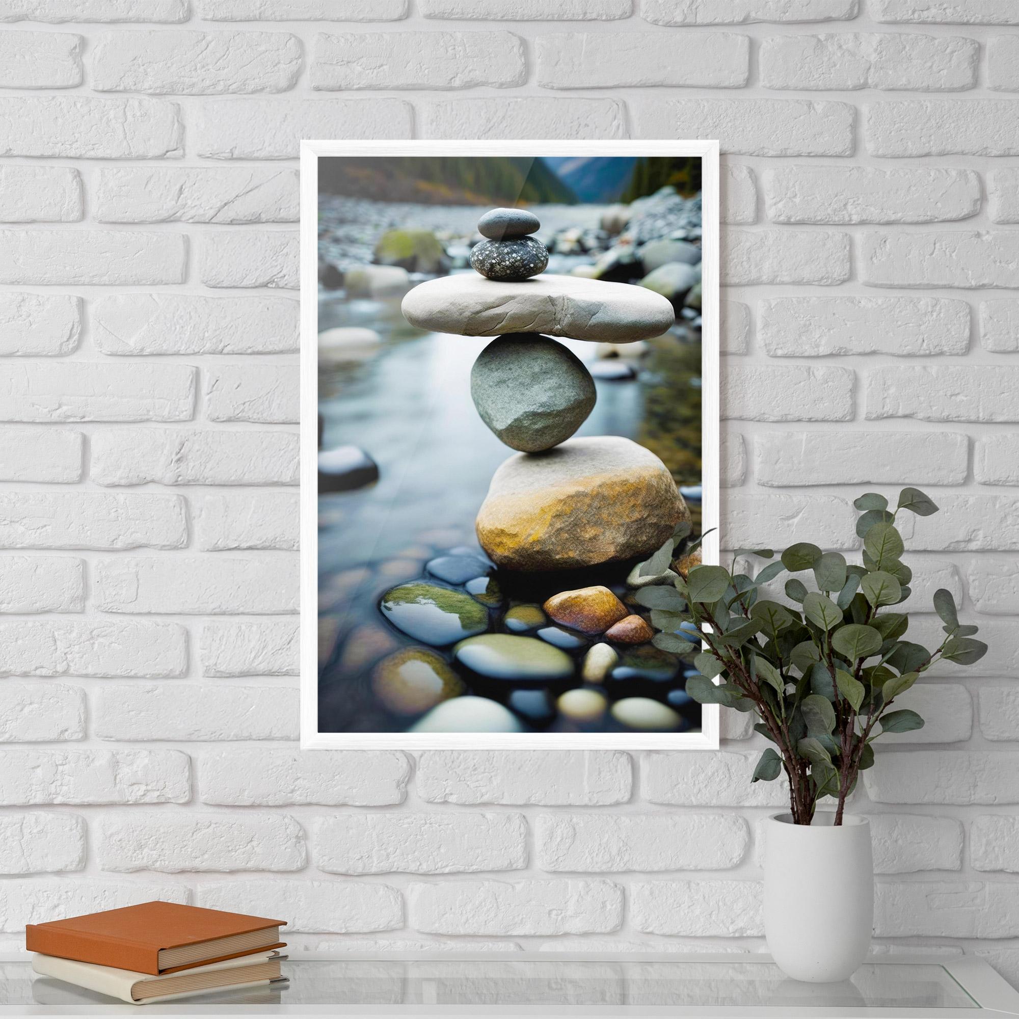 Gerahmte Poster Balanced Rocks mockup 5