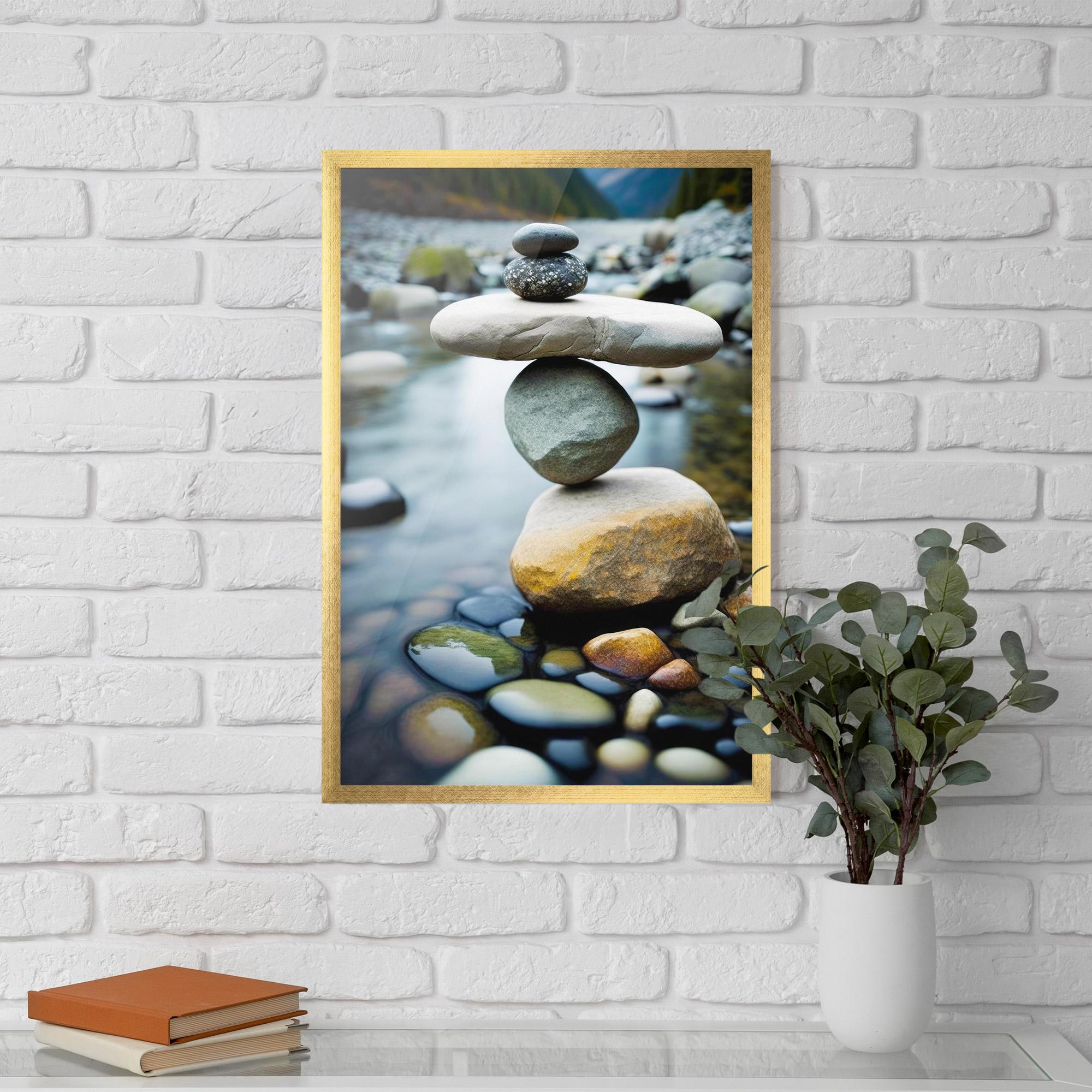 Gerahmte Poster Balanced Rocks mockup 5