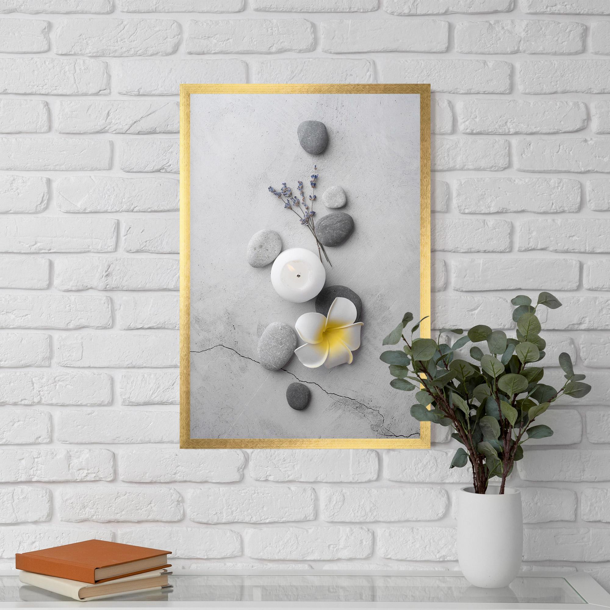 Gerahmte Poster Feng Shui Stones mockup 5