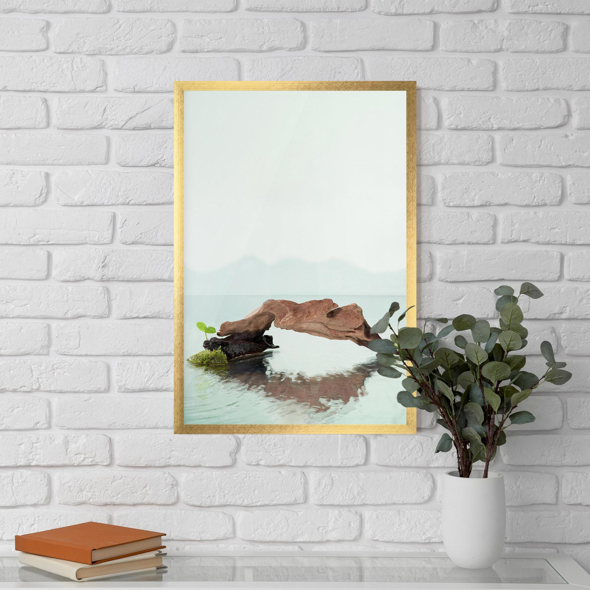 Gerahmte Poster Water Rock View mockup 5