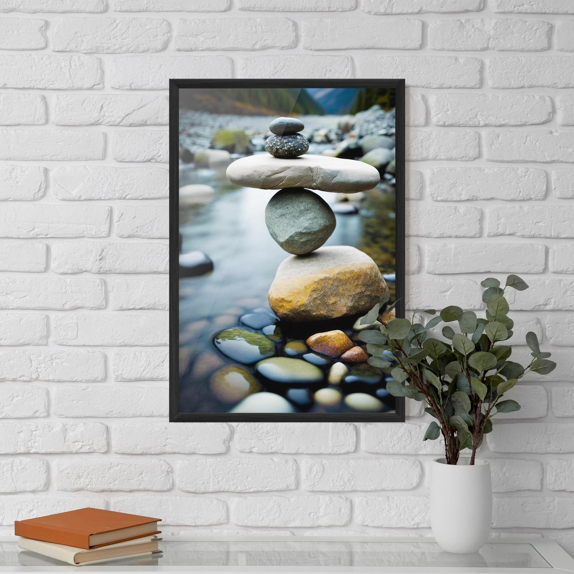 Gerahmte Poster Balanced Rocks mockup 5