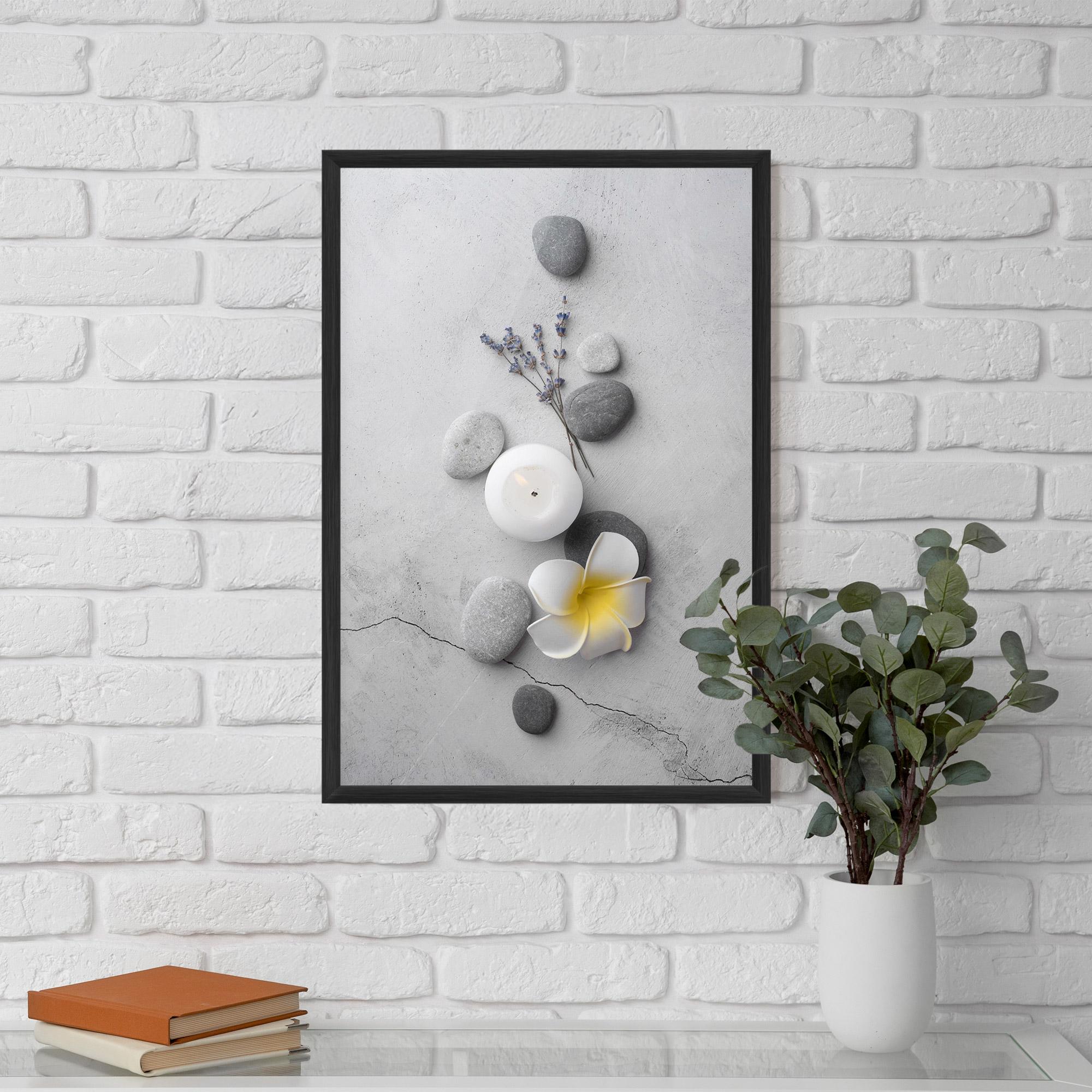 Gerahmte Poster Feng Shui Stones mockup 5