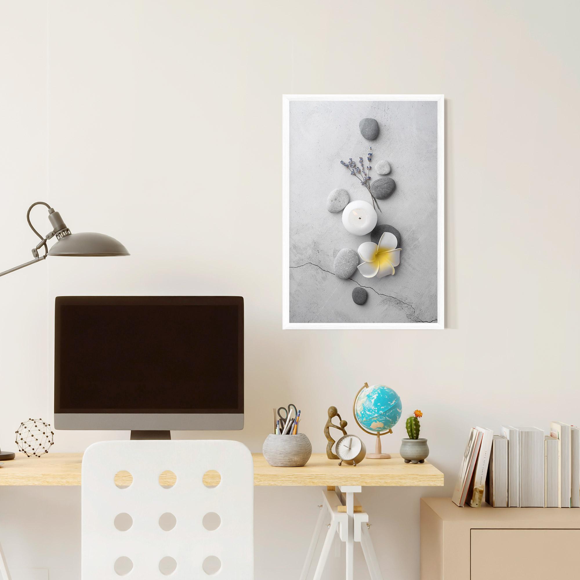 Gerahmte Poster Feng Shui Stones mockup 6