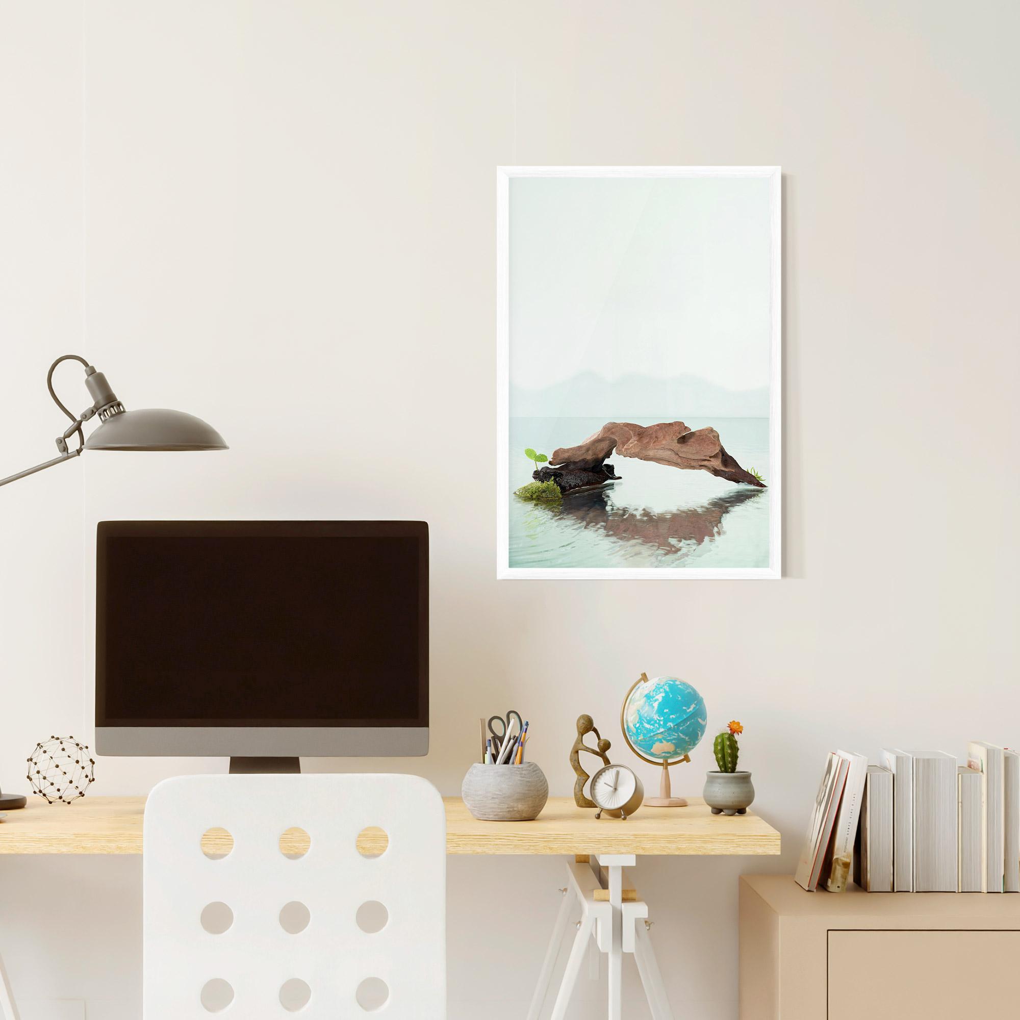 Gerahmte Poster Water Rock View mockup 6