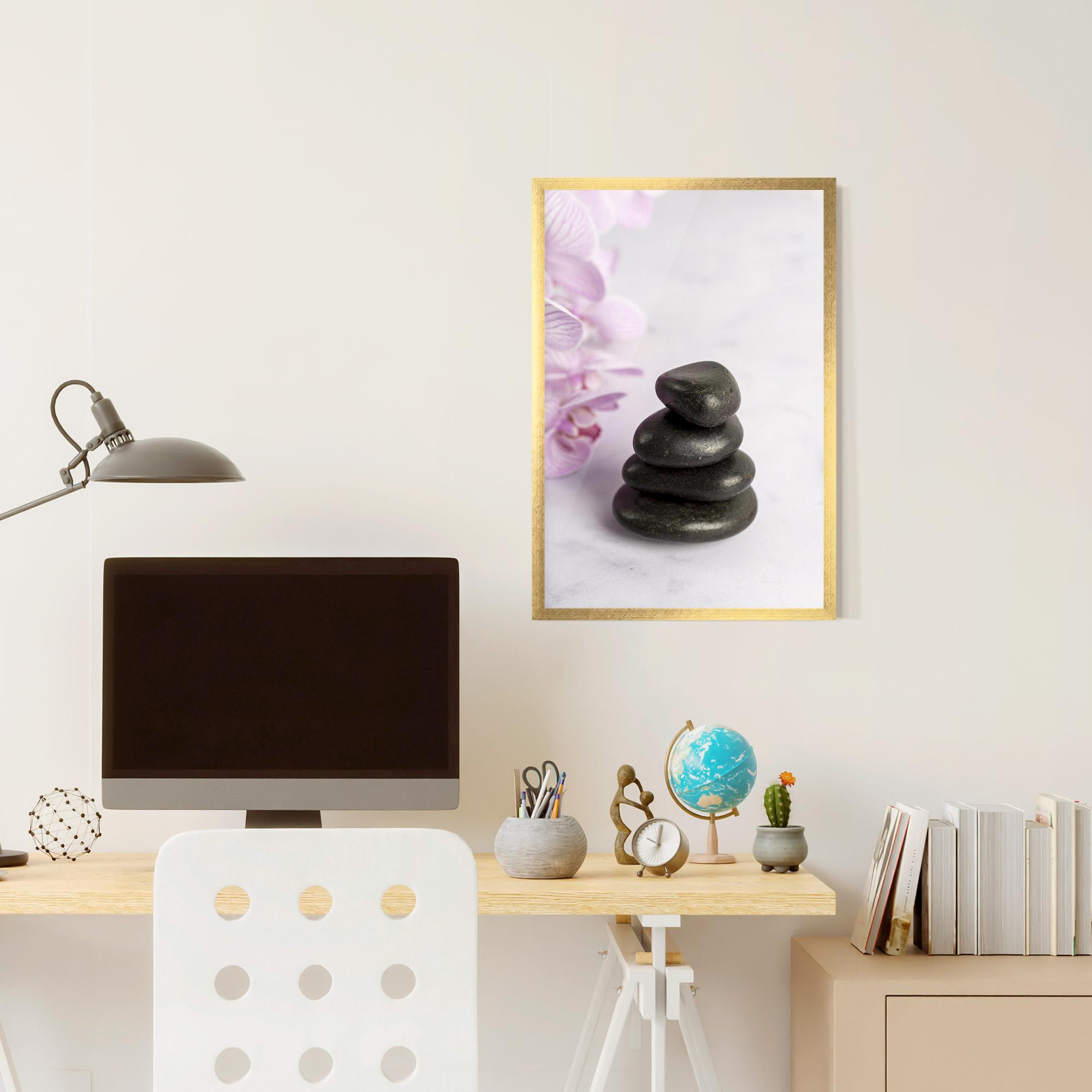 Gerahmte Poster Small Stones mockup 6