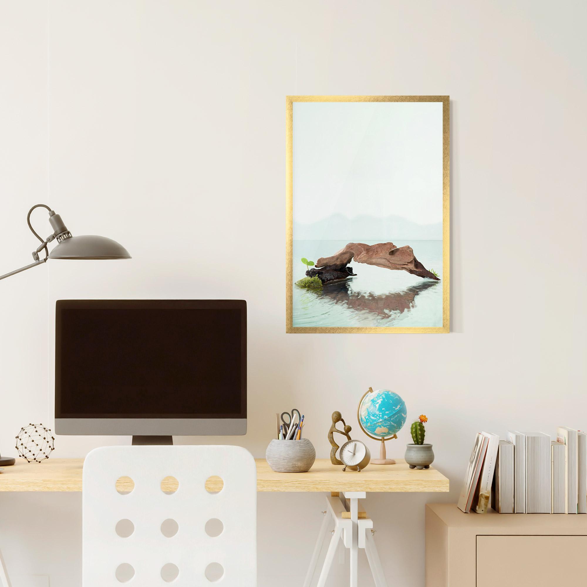 Gerahmte Poster Water Rock View mockup 6