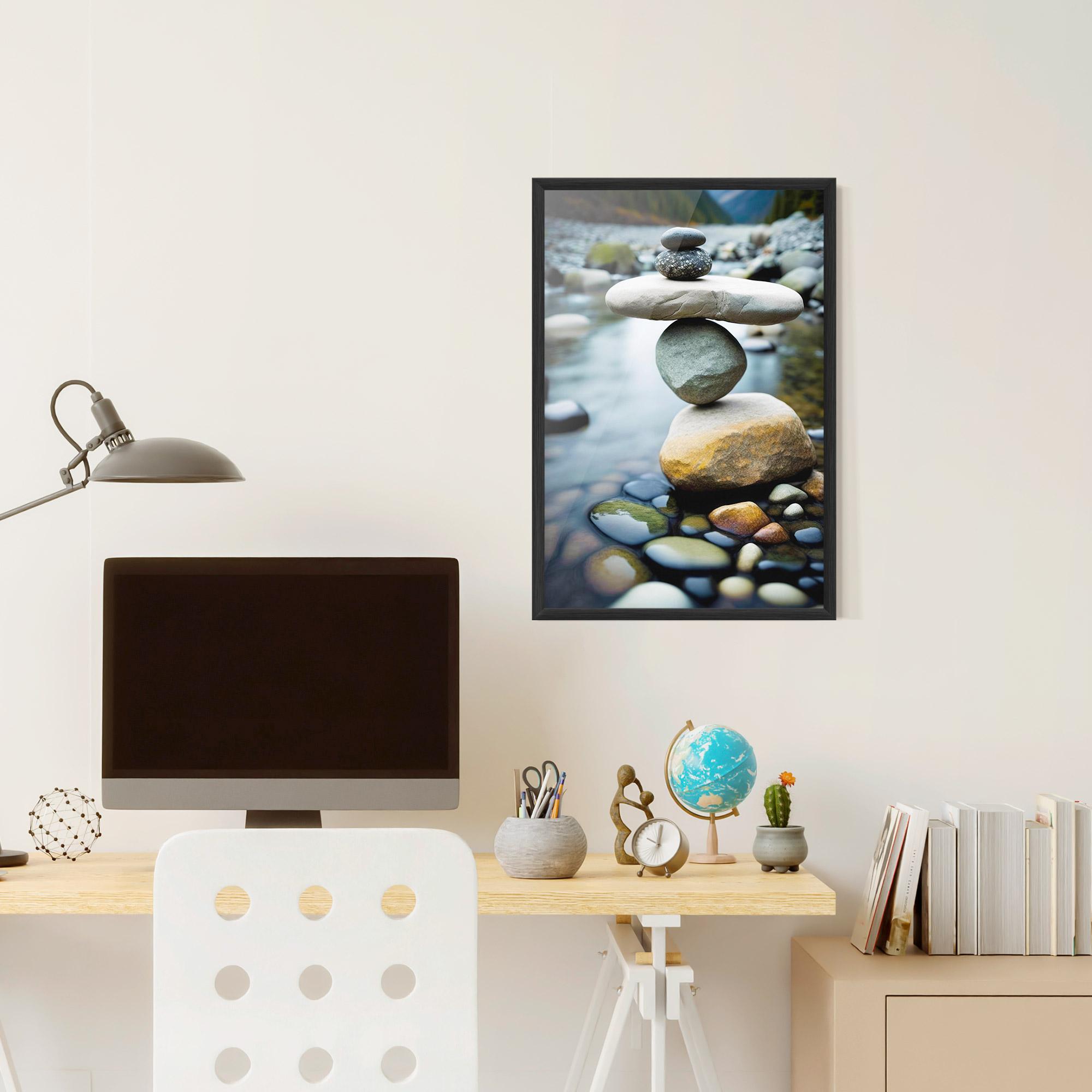 Gerahmte Poster Balanced Rocks mockup 6