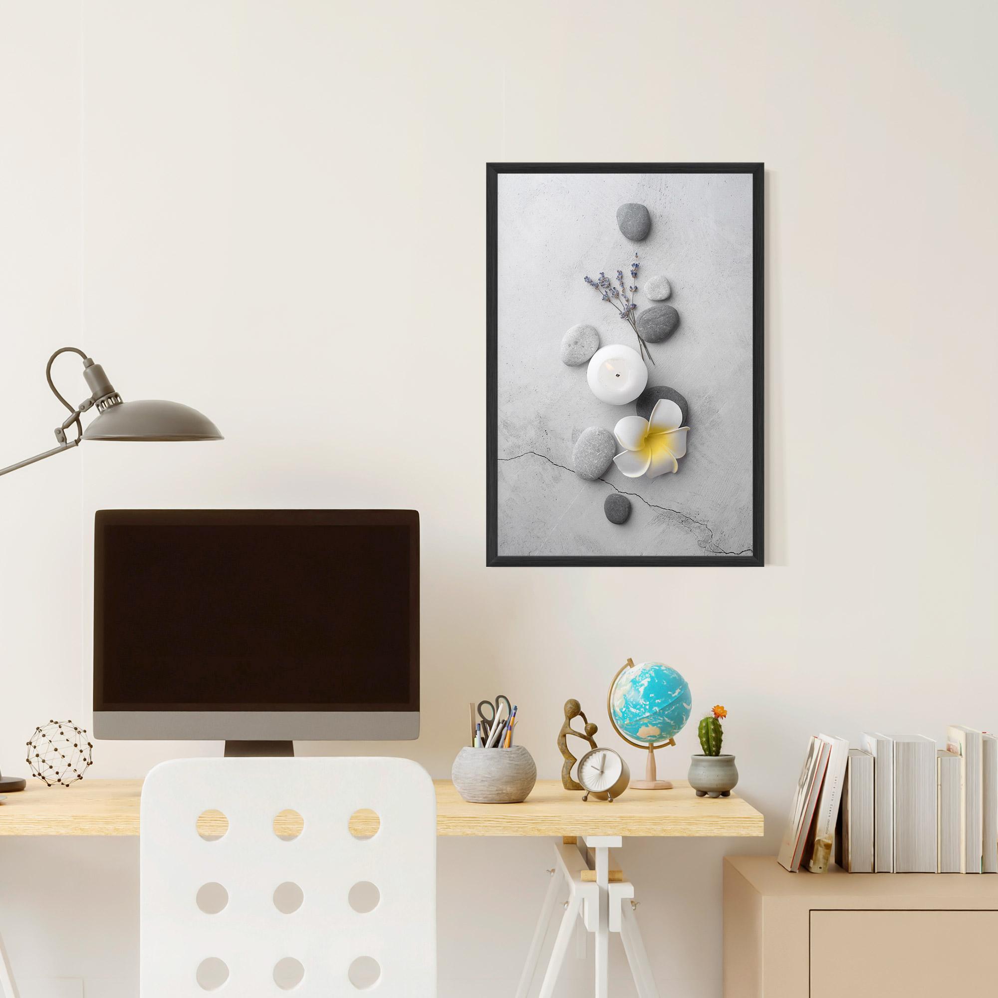 Gerahmte Poster Feng Shui Stones mockup 6
