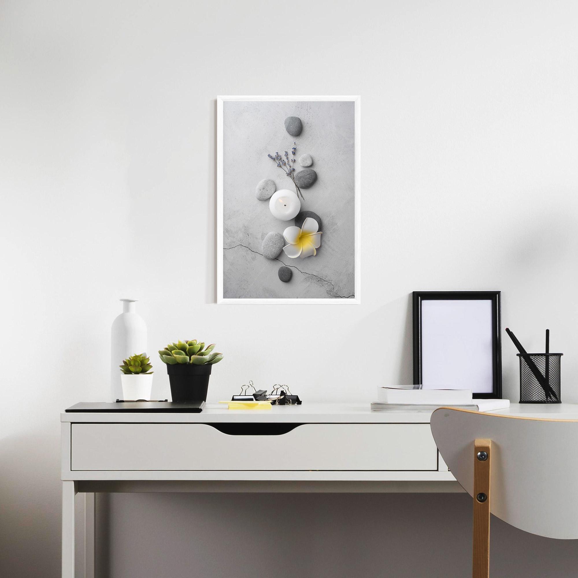 Gerahmte Poster Feng Shui Stones mockup 7