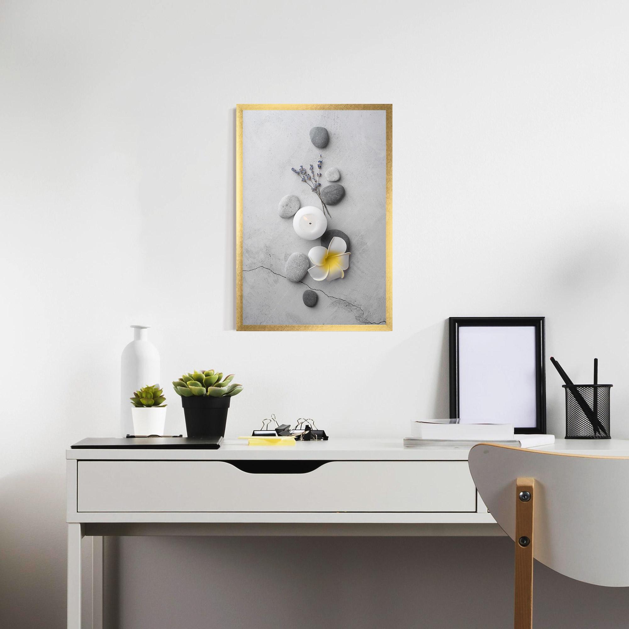 Gerahmte Poster Feng Shui Stones mockup 7