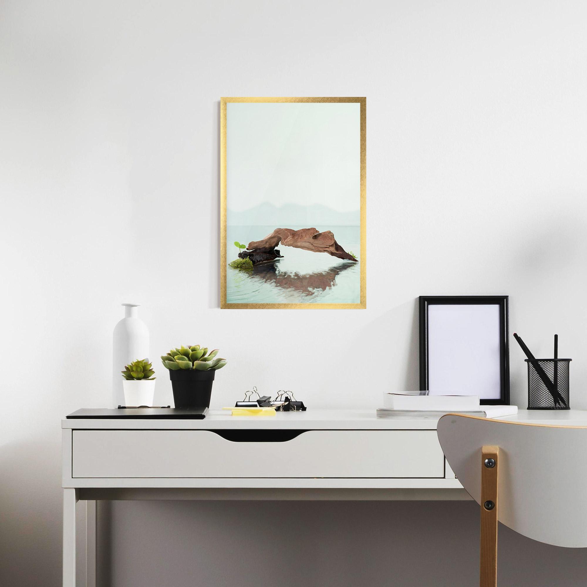 Gerahmte Poster Water Rock View mockup 7