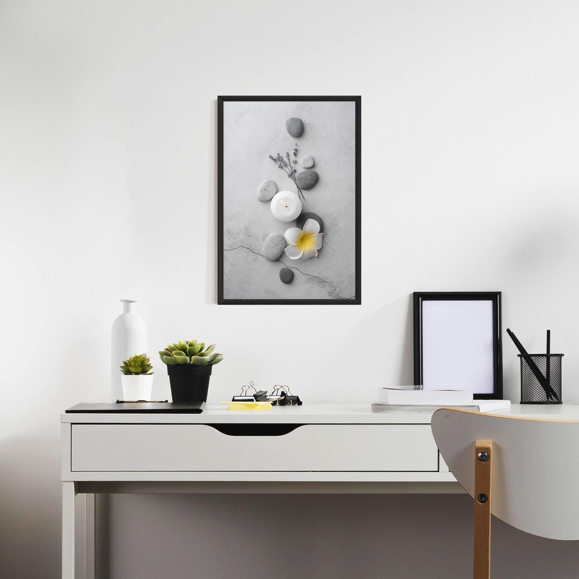 Gerahmte Poster Feng Shui Stones mockup 7