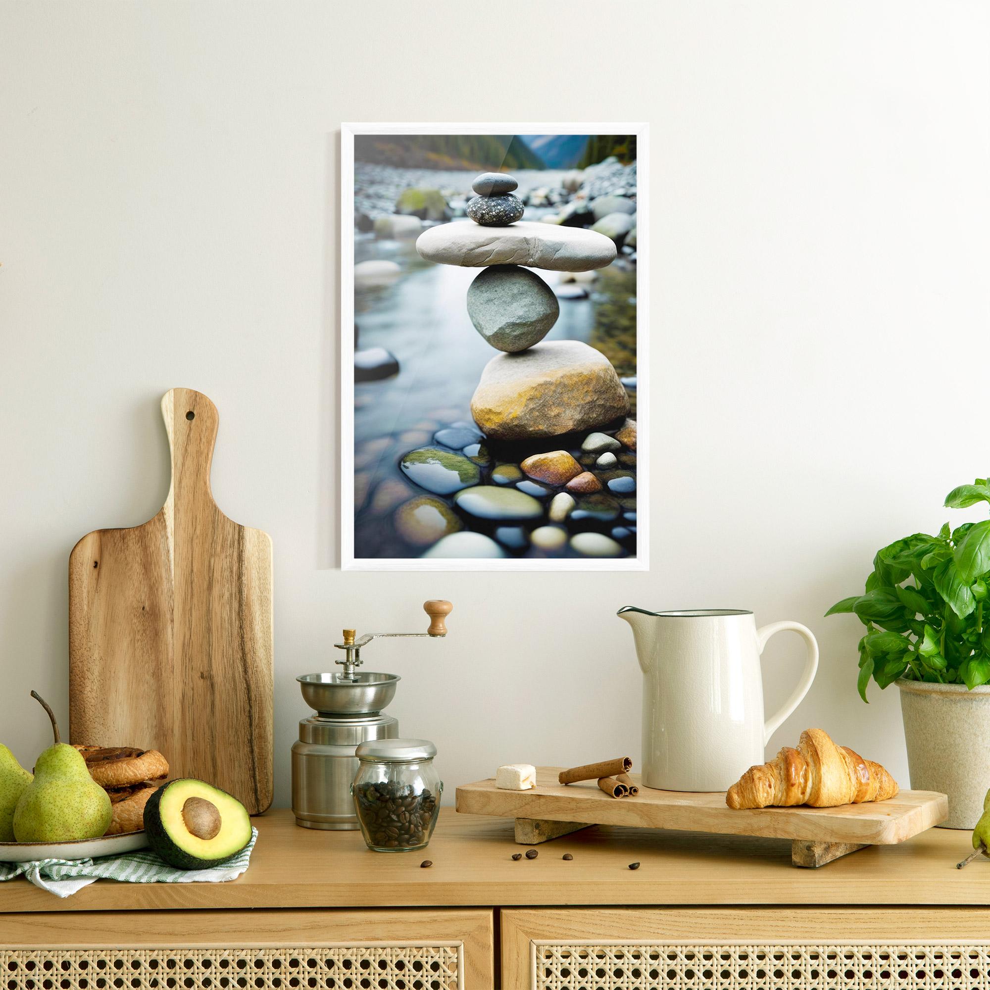Gerahmte Poster Balanced Rocks mockup 8