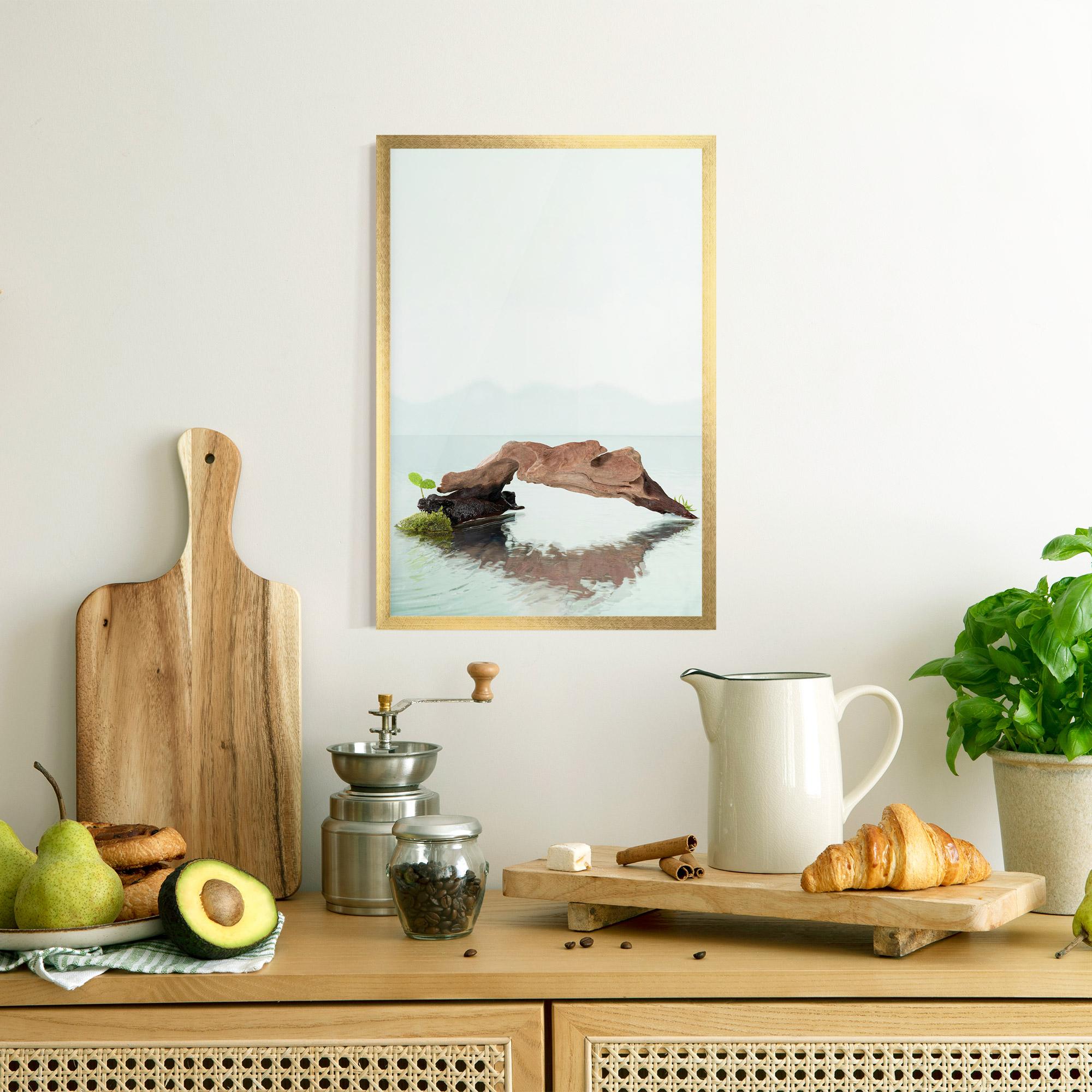 Gerahmte Poster Water Rock View mockup 8