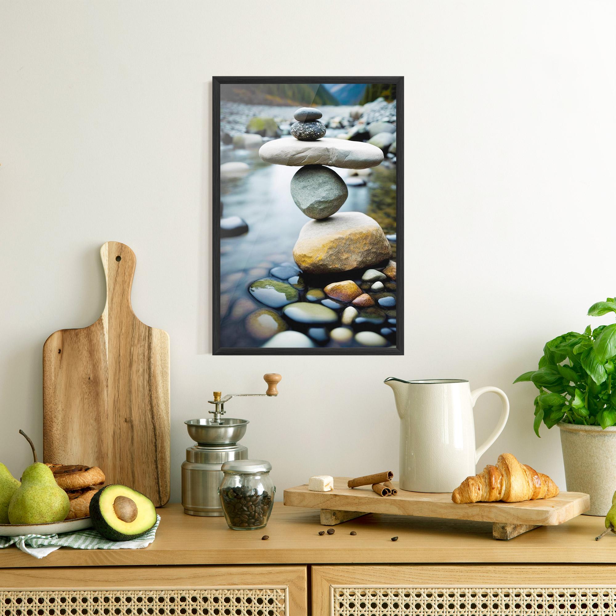 Gerahmte Poster Balanced Rocks mockup 8
