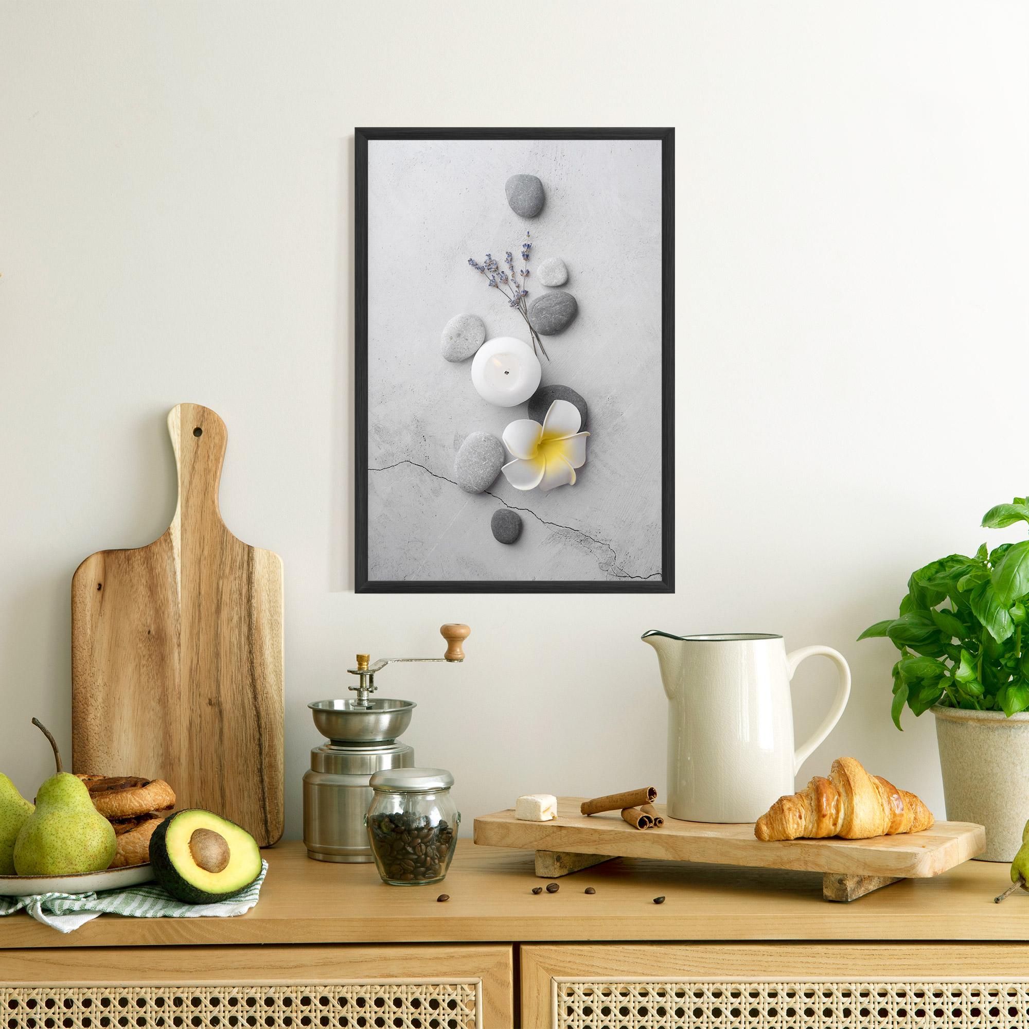 Gerahmte Poster Feng Shui Stones mockup 8