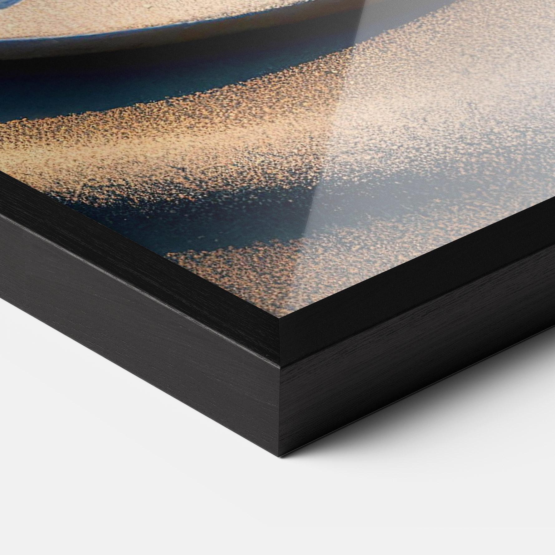 Gerahmte Poster Pretty Sand Yinyang mockup 3