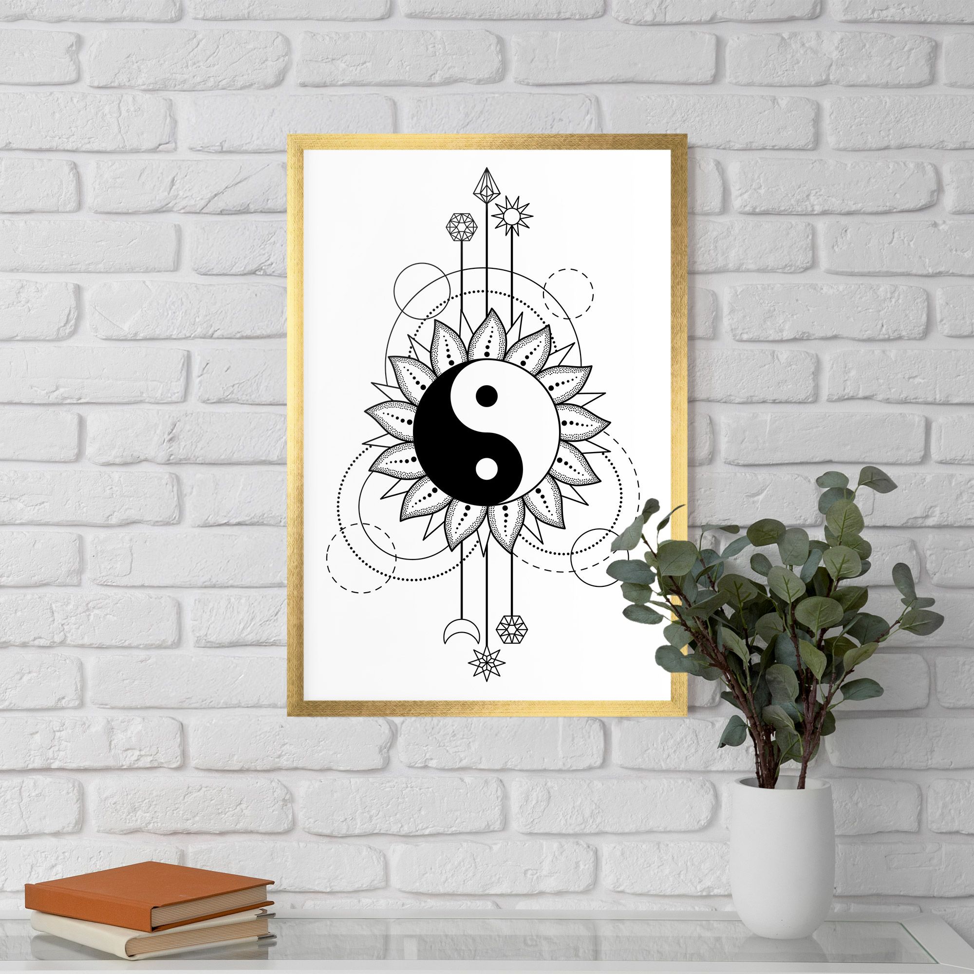 Yinyang Art Line mockup 5