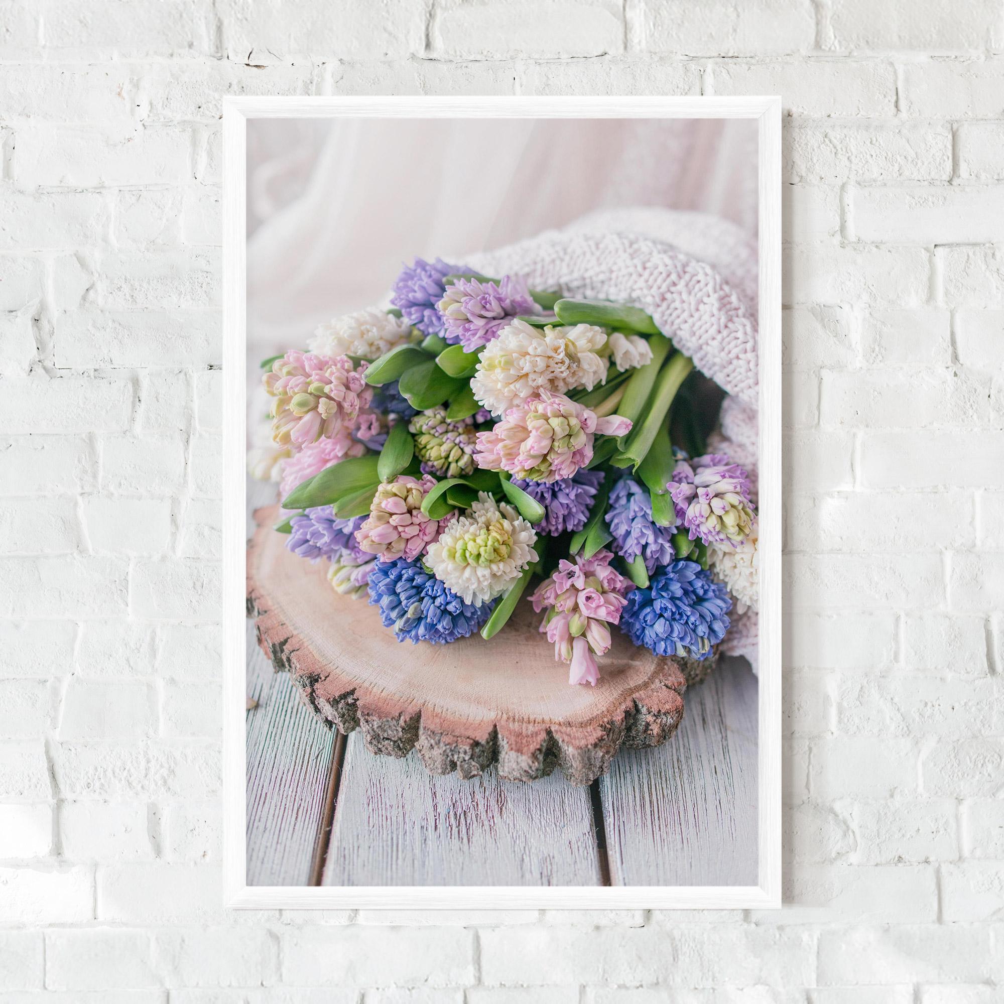 Gerahmte Poster Purple Mix Bouquet mockup 0