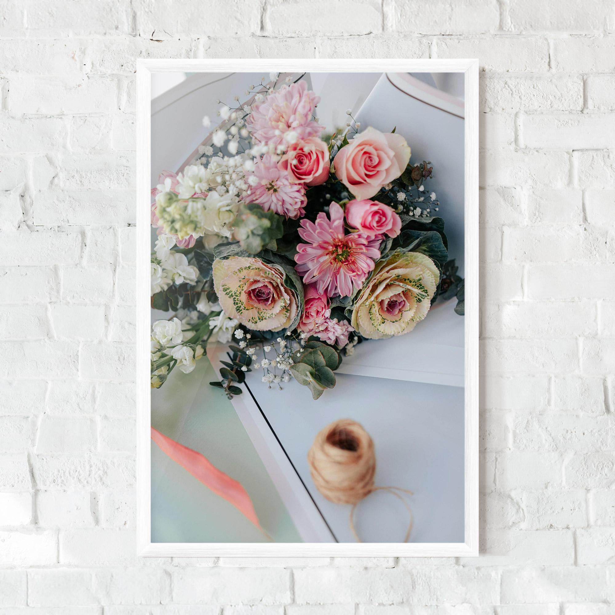 Gerahmte Poster Table Bouquet mockup 0
