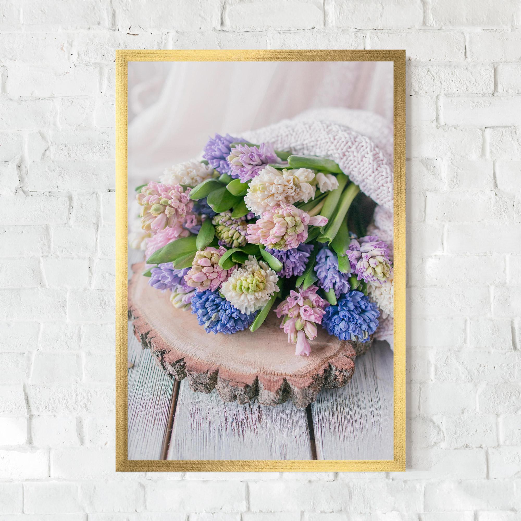Gerahmte Poster Purple Mix Bouquet mockup 0