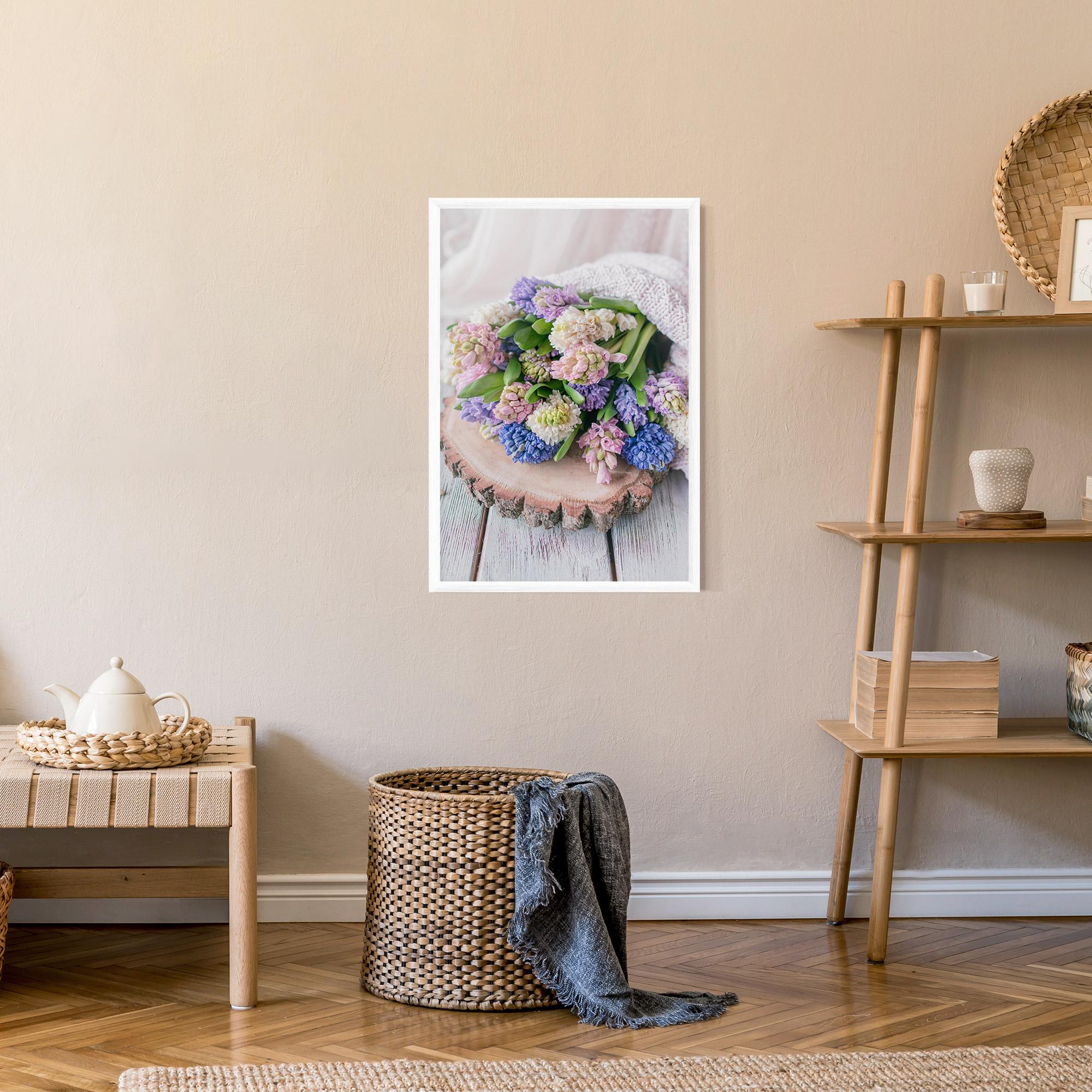 Gerahmte Poster Purple Mix Bouquet mockup 9