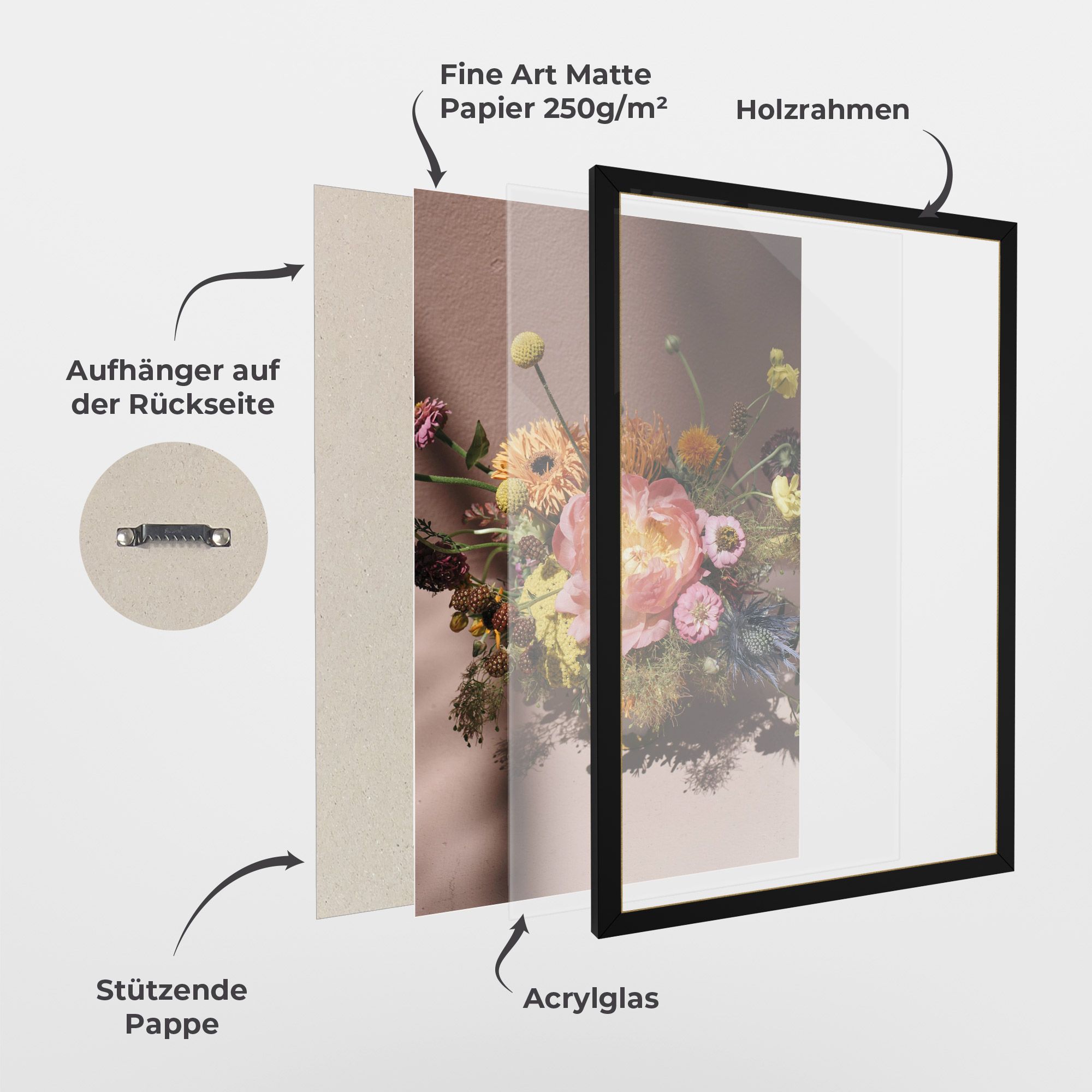 Pastel Orange Bouquet mockup 1