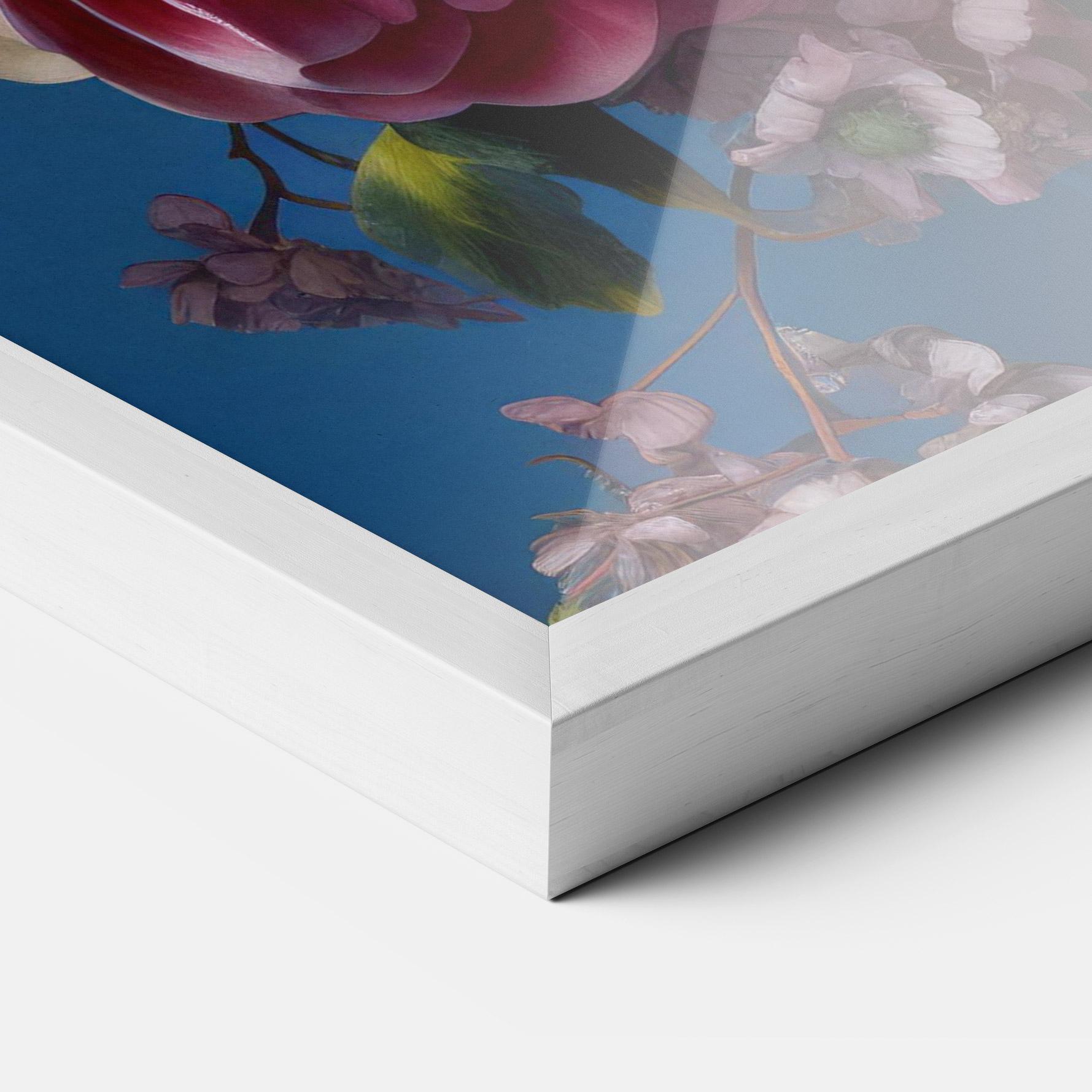 Gerahmte Poster Colorful Flower Bouquet mockup 3