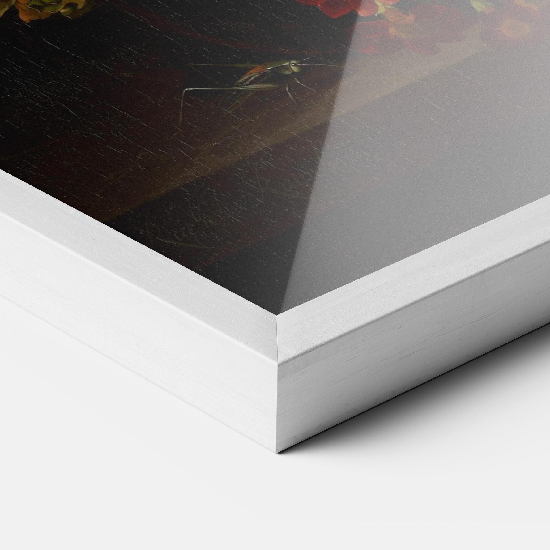 Gerahmte Poster Dark Flowers Bouquet mockup 3