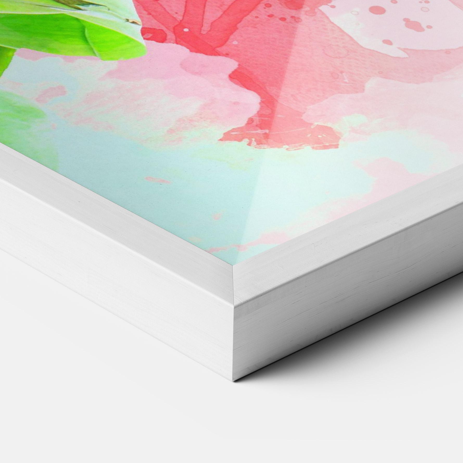 Gerahmte Poster Red Tulips Bouquet mockup 3