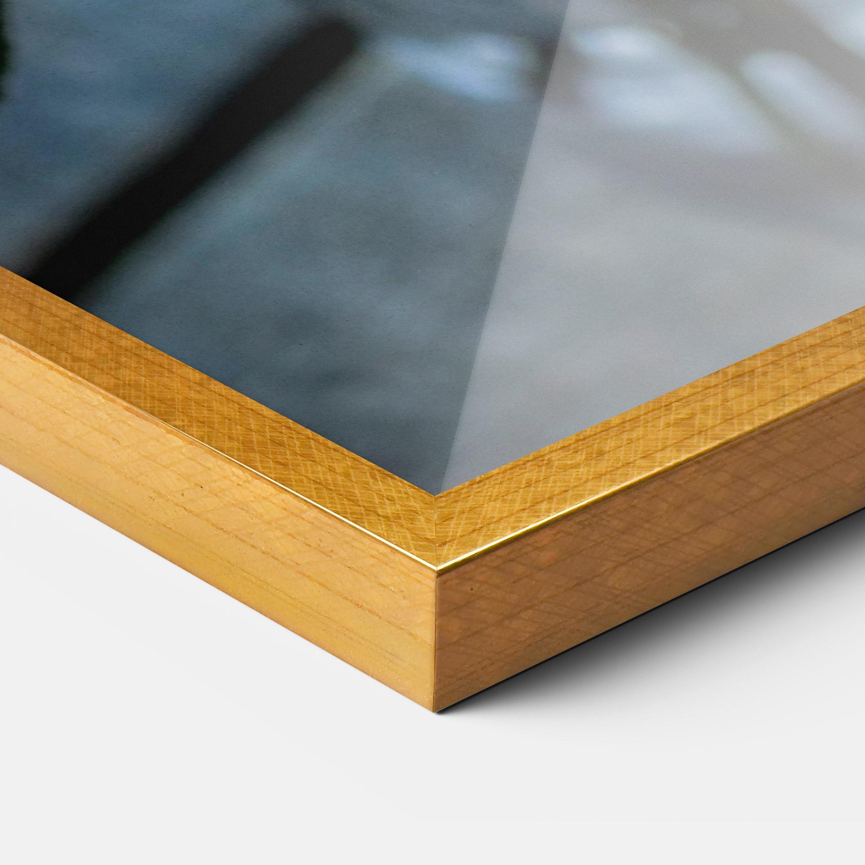 Gerahmte Poster Red Orange Roses Bouquet mockup 3