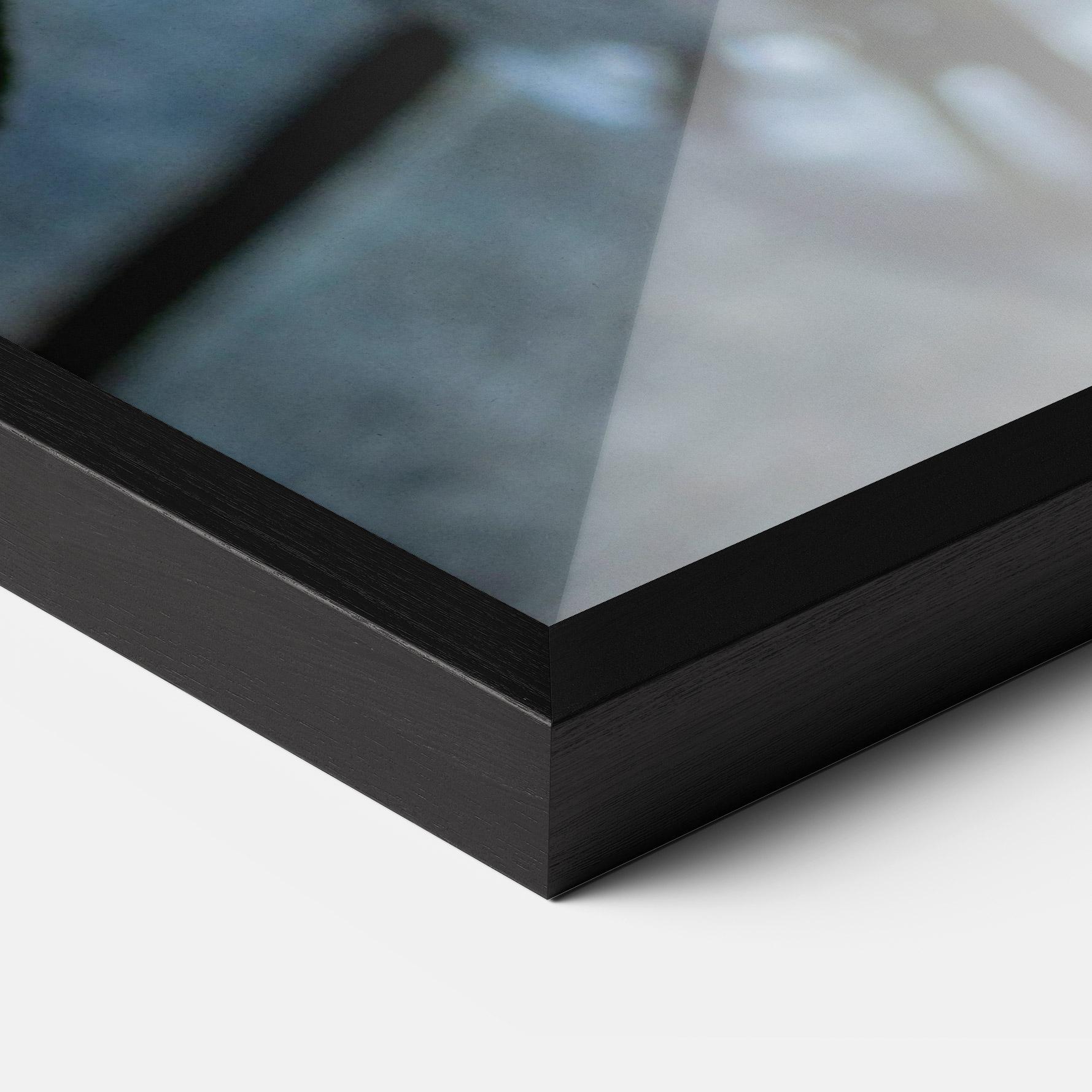 Gerahmte Poster Red Orange Roses Bouquet mockup 3